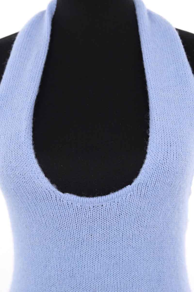 Azawood sleeveless top MUSIER - Seconde Main Blue