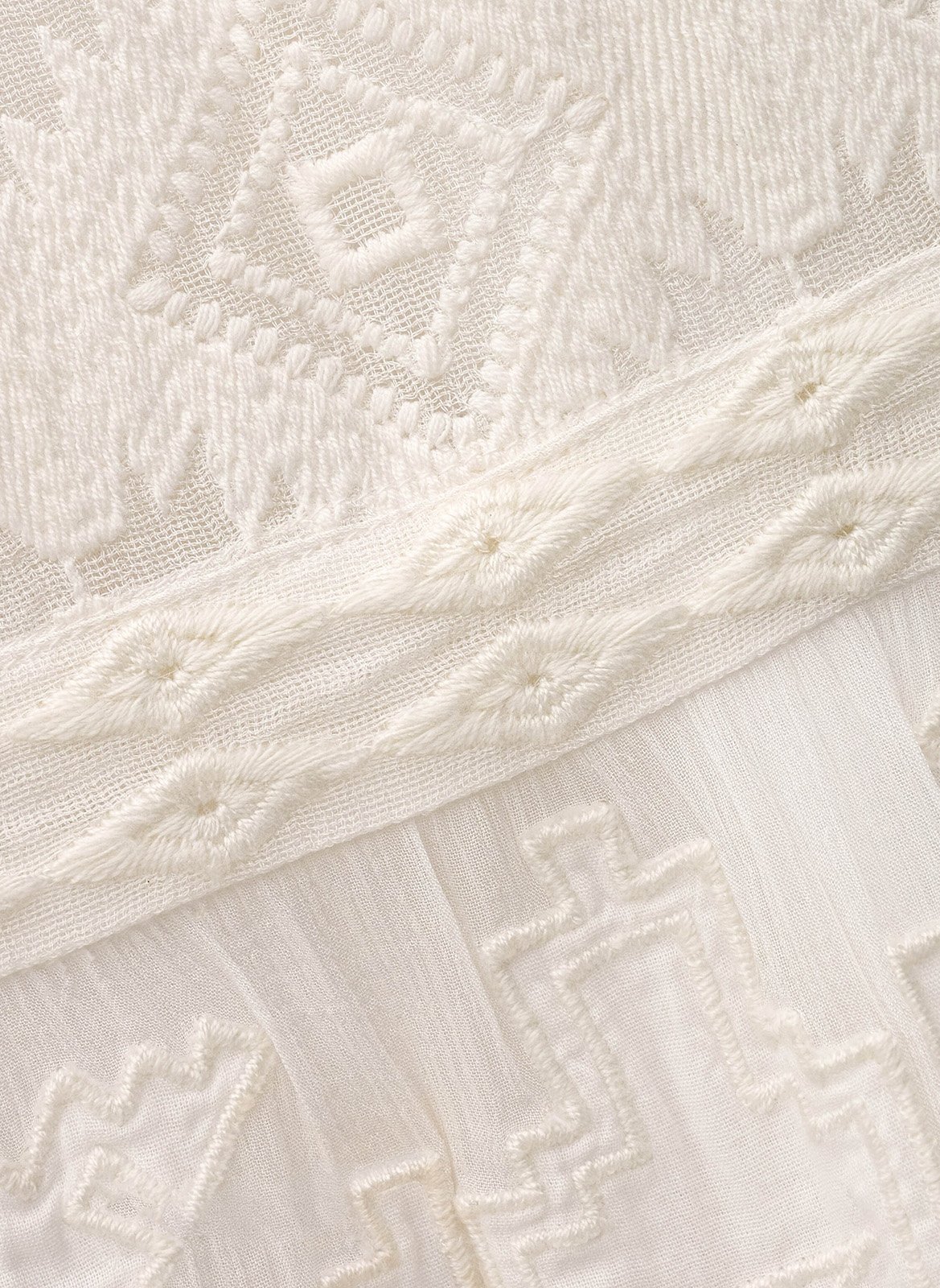 Lange kanten jurk met ronde hals BA&SH Beige