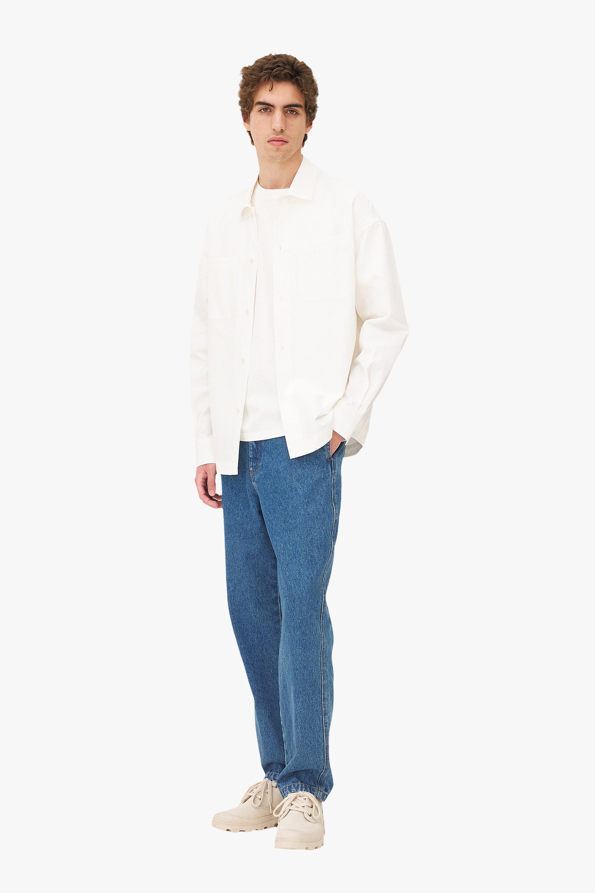 Casual Bora Shirt Noyoco White