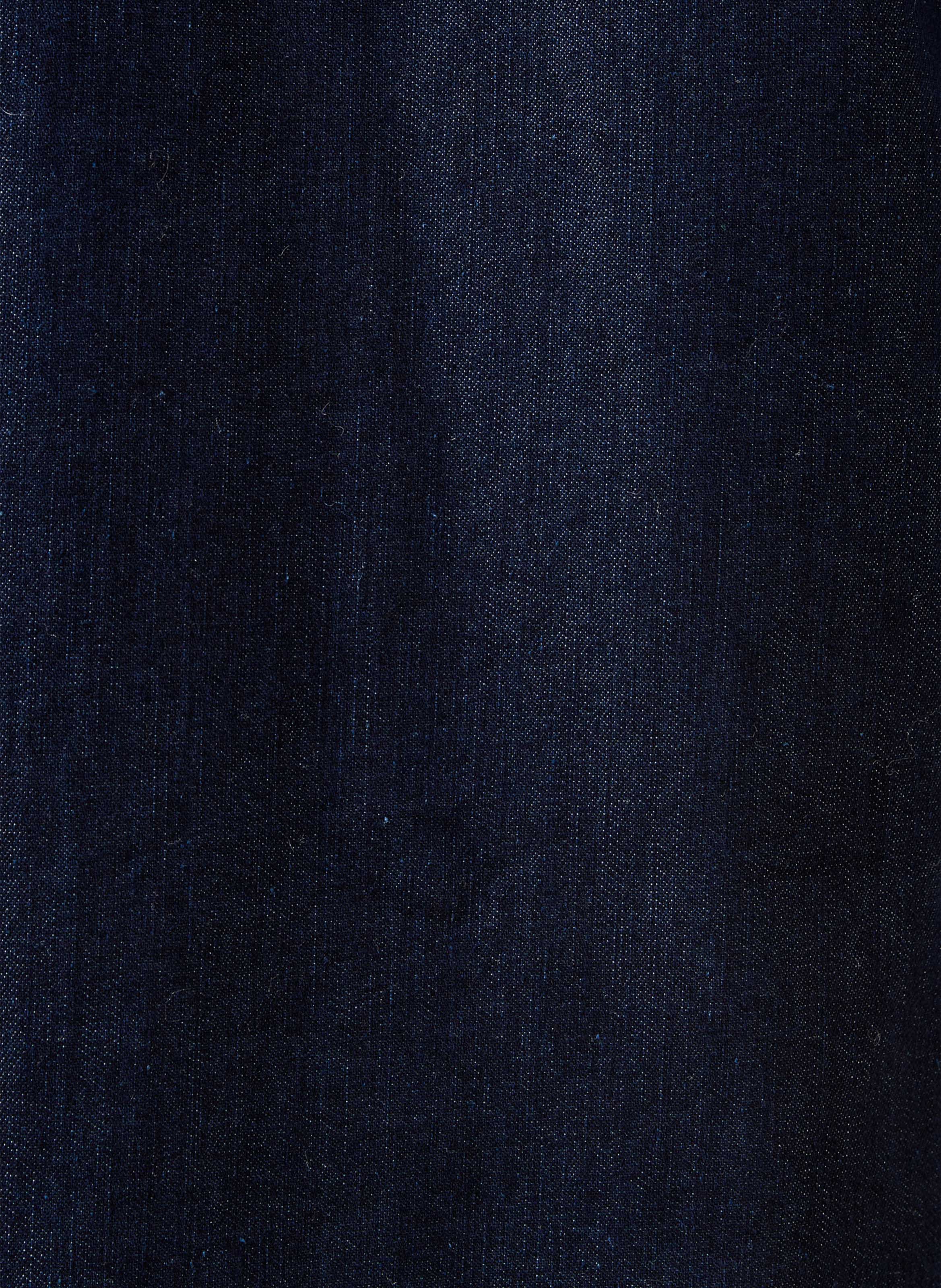 Robe denim ample courte en coton mélangé LA FEE MARABOUTEE Bleu
