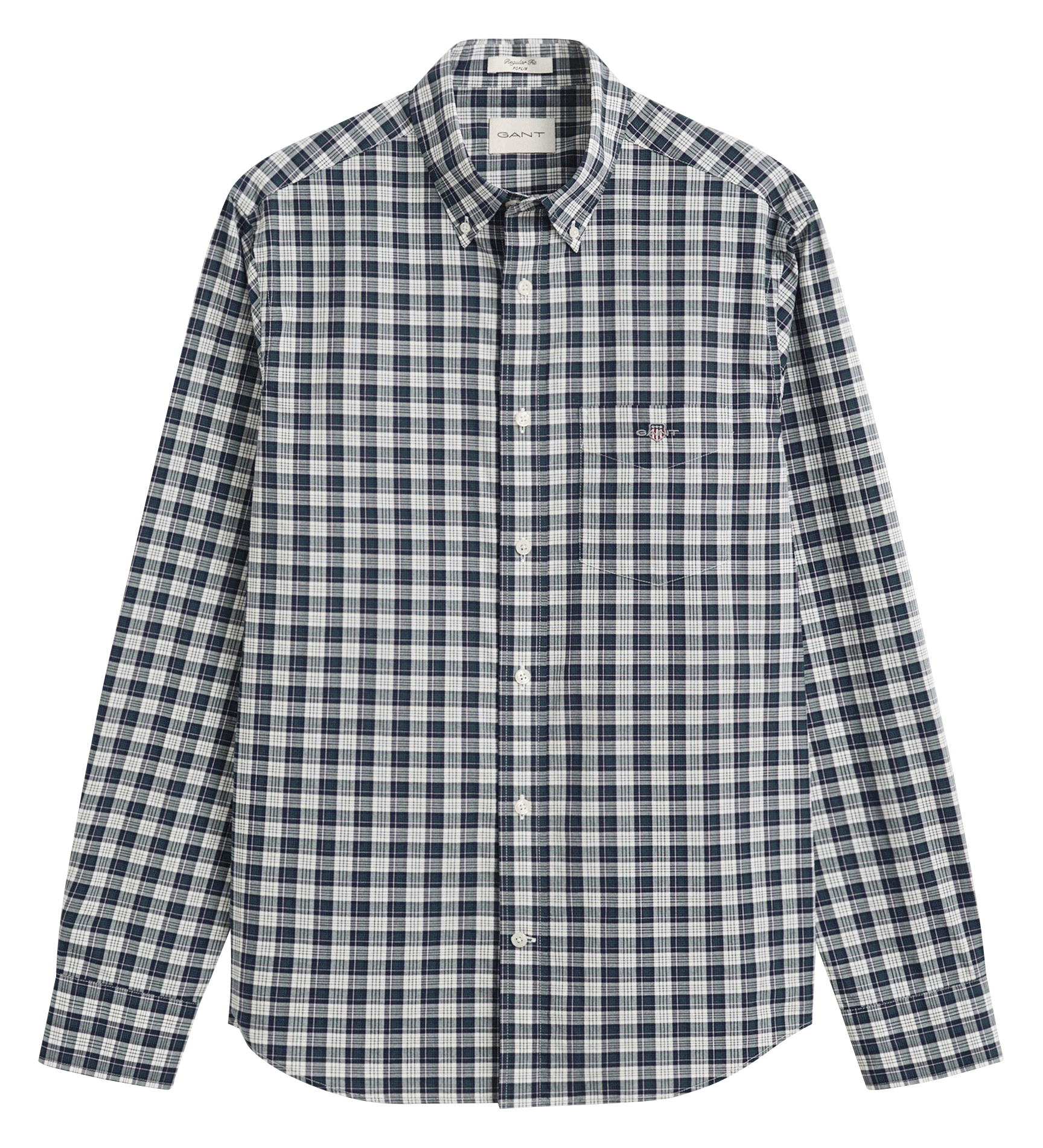 Chemise col classique en coton GANT Violet