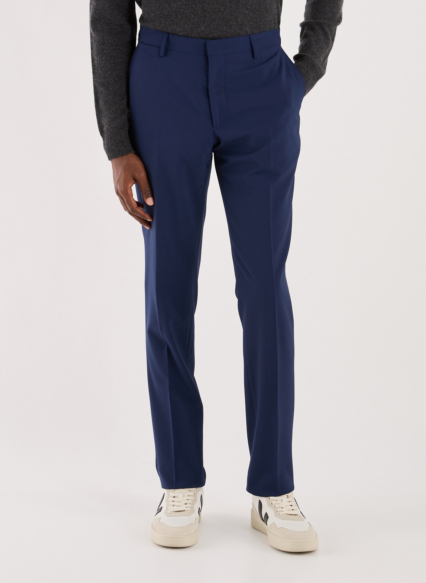 Pantalon dostum-s in blended wool dostum-s p AU PRINTEMPS PARIS Blue