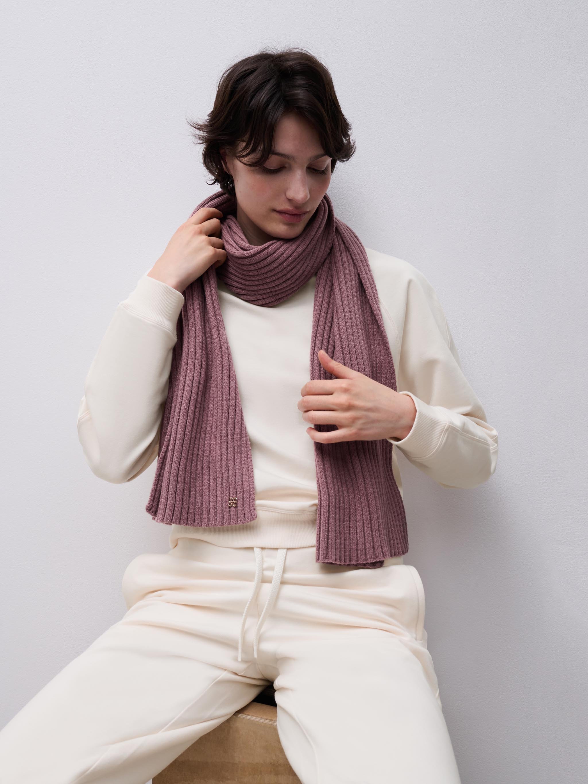 Scarf CHANTELLE Brown