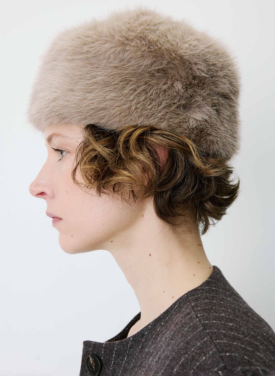 Faux-fur beanie GRACE ET MILA