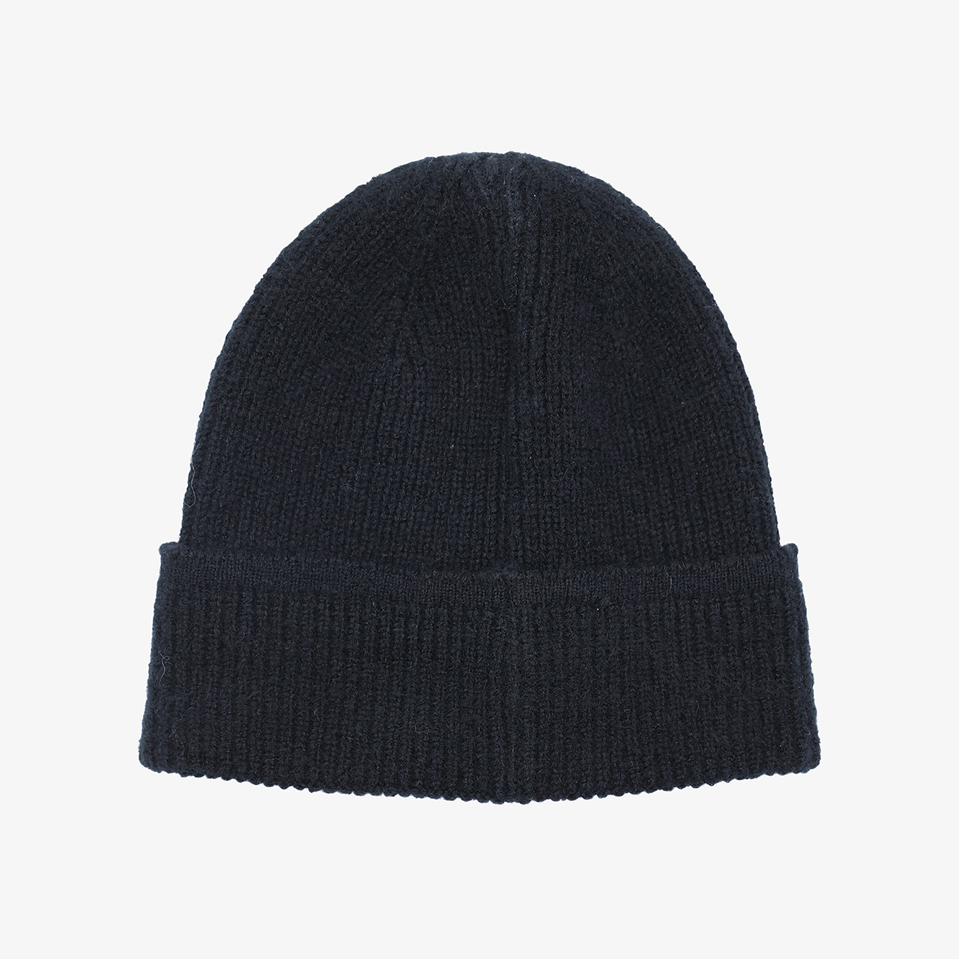 Black ribbed knit beanie serge blanco SERGE BLANCO Black