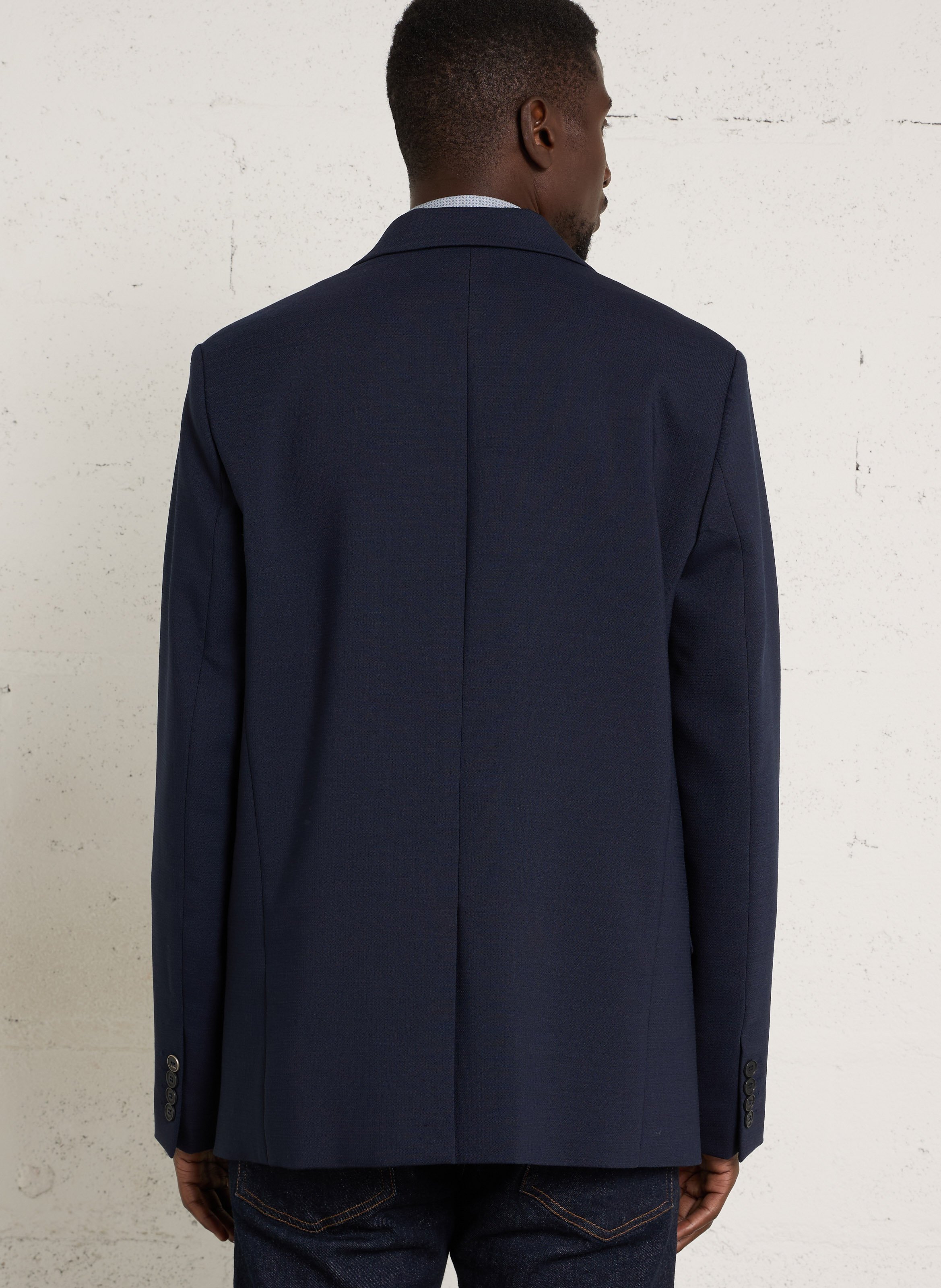 Veste droite col tailleur  IKKS Bleu