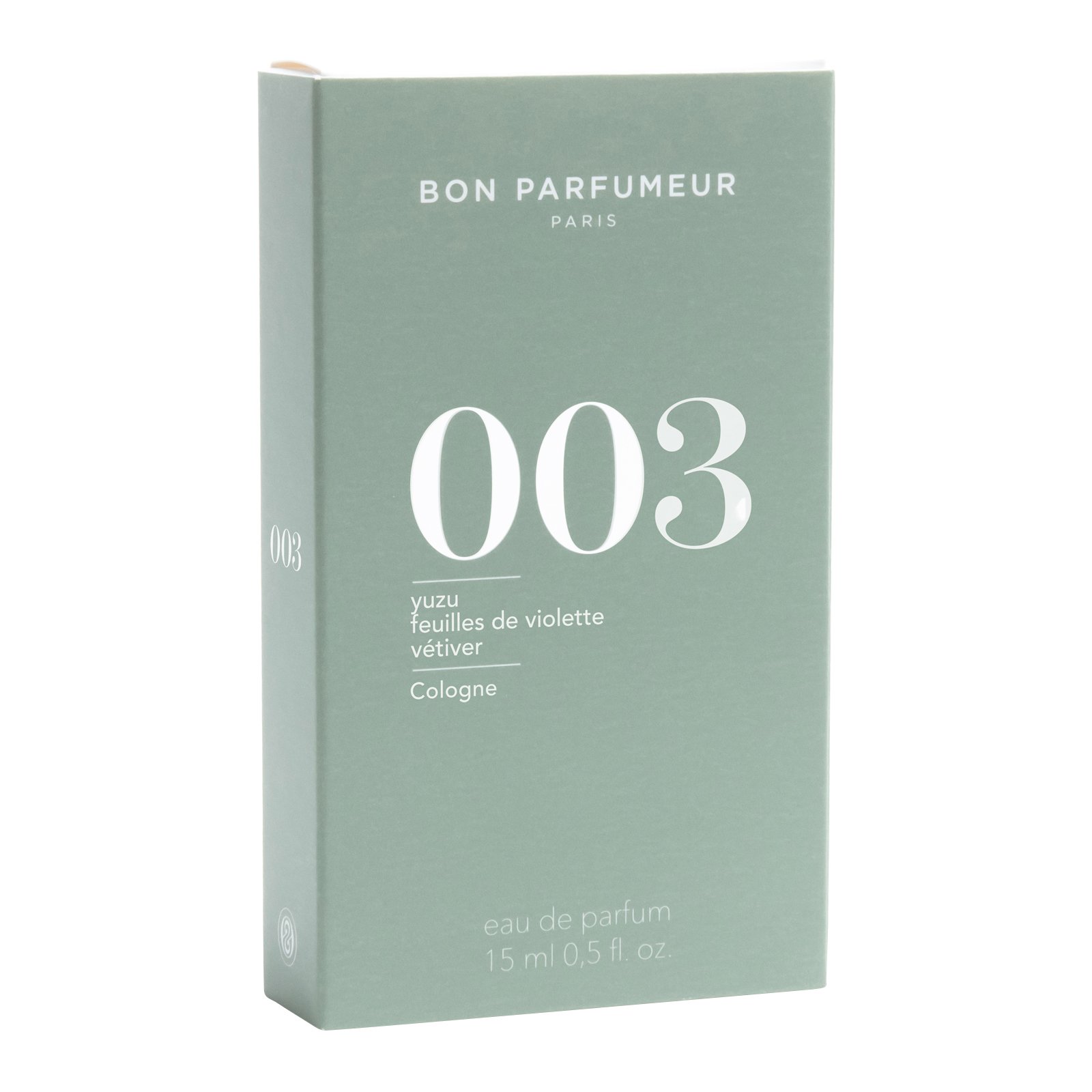 003 yuzu feuille de violette vétiver - parfum BON PARFUMEUR No color