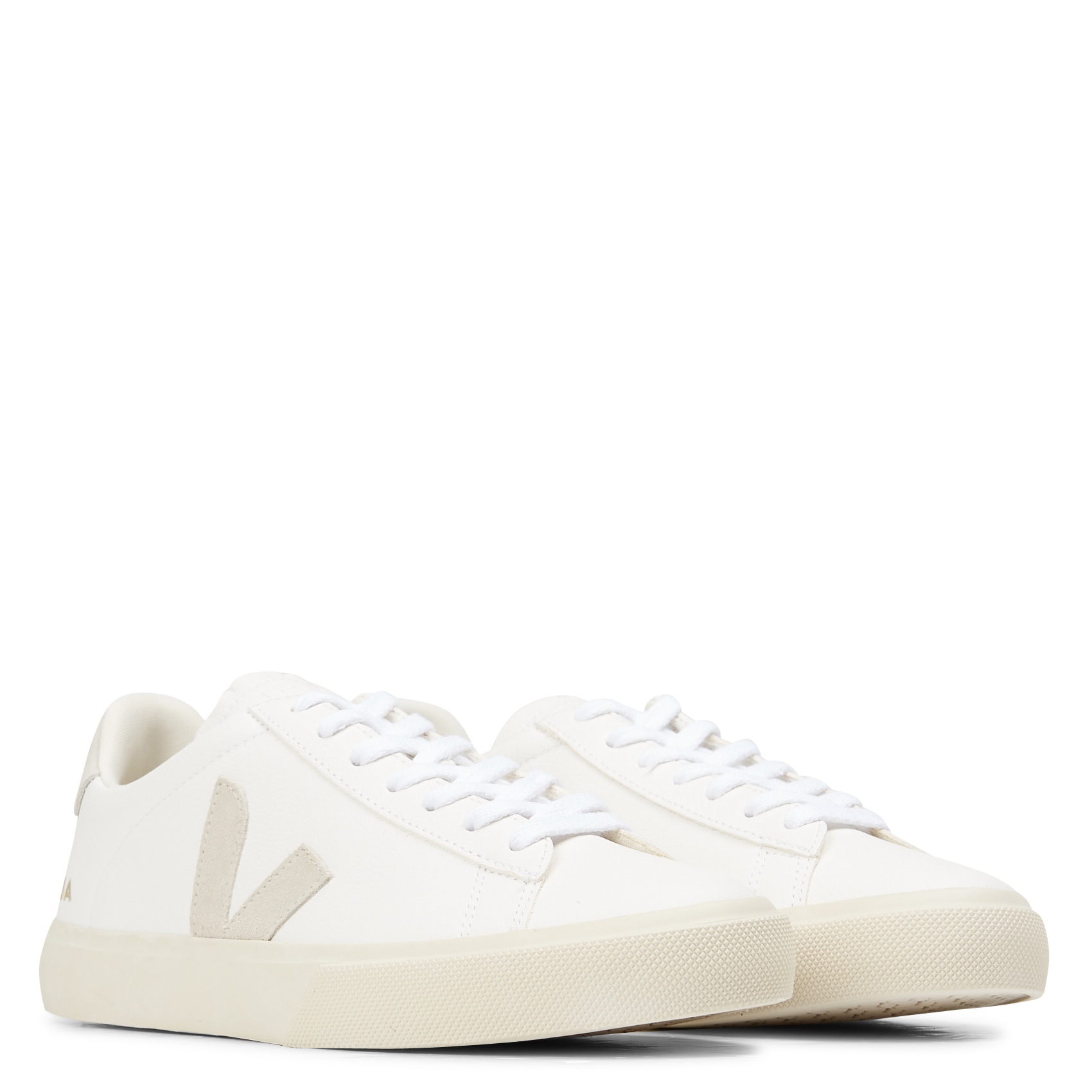 Baskets basses en cuir VEJA Blanc