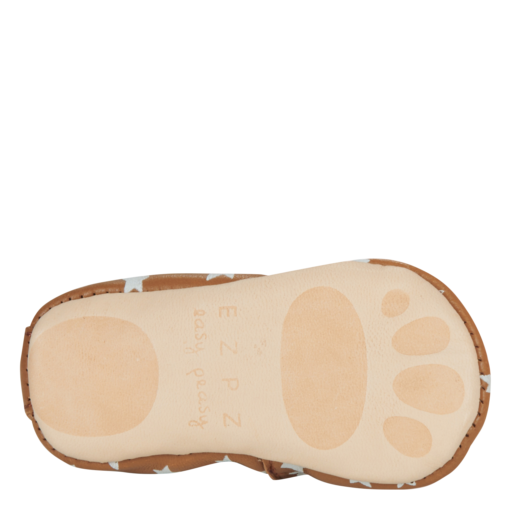 Chaussons en cuir EASY PEASY Marron