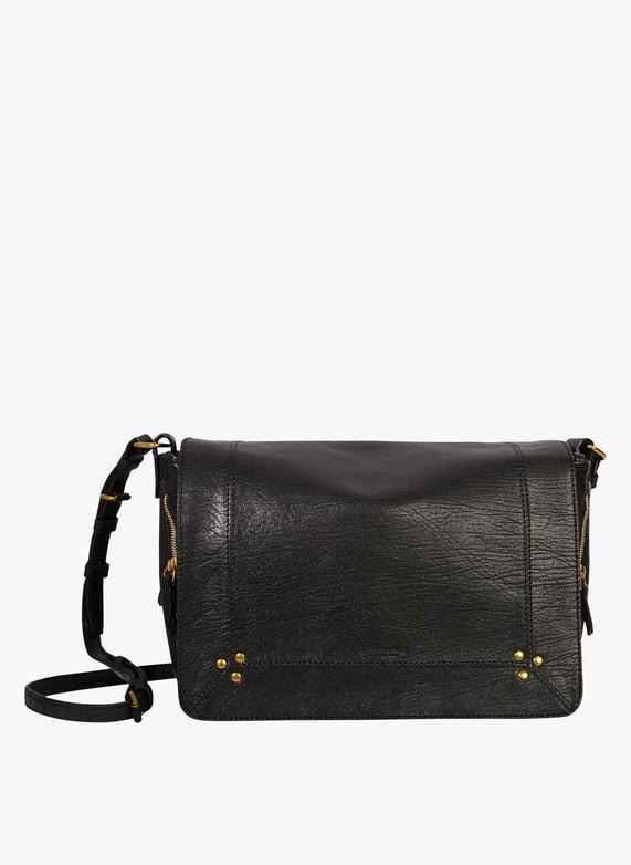 Sac besace en cuir Igor Noir Jerome dreyfuss Femme Place des
