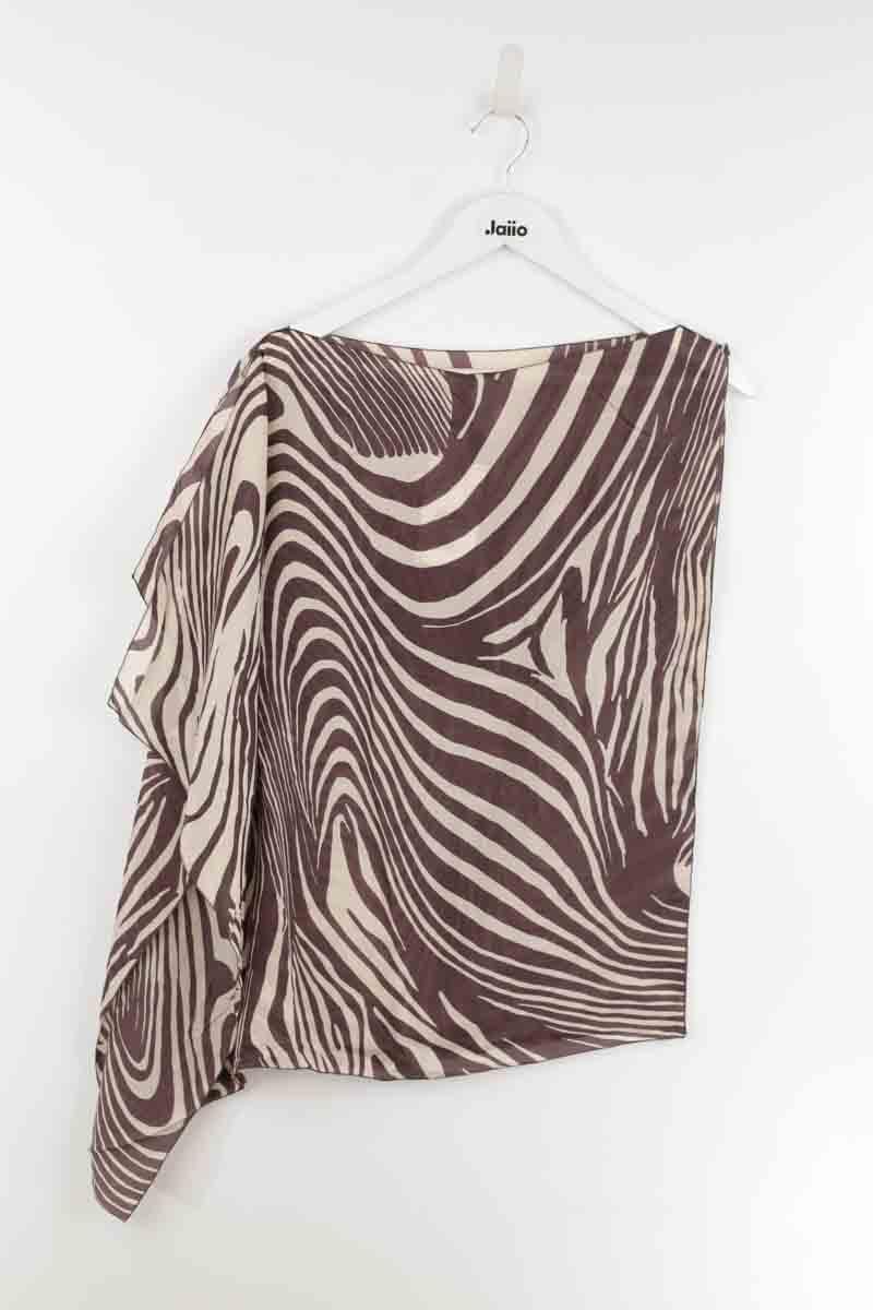 Silk blouse JOSEPH - Seconde Main Brown