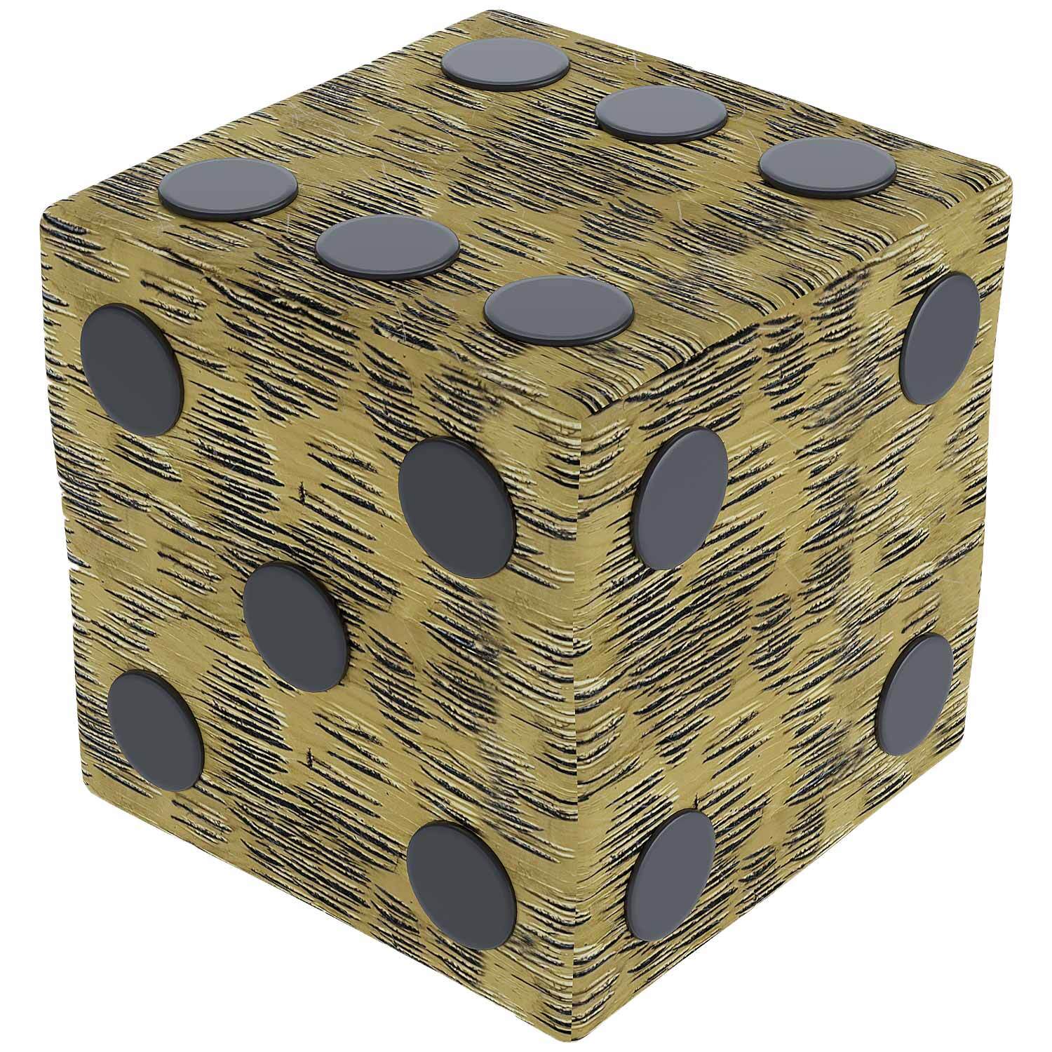 Die-shaped trinket POTIRON PARIS Golden