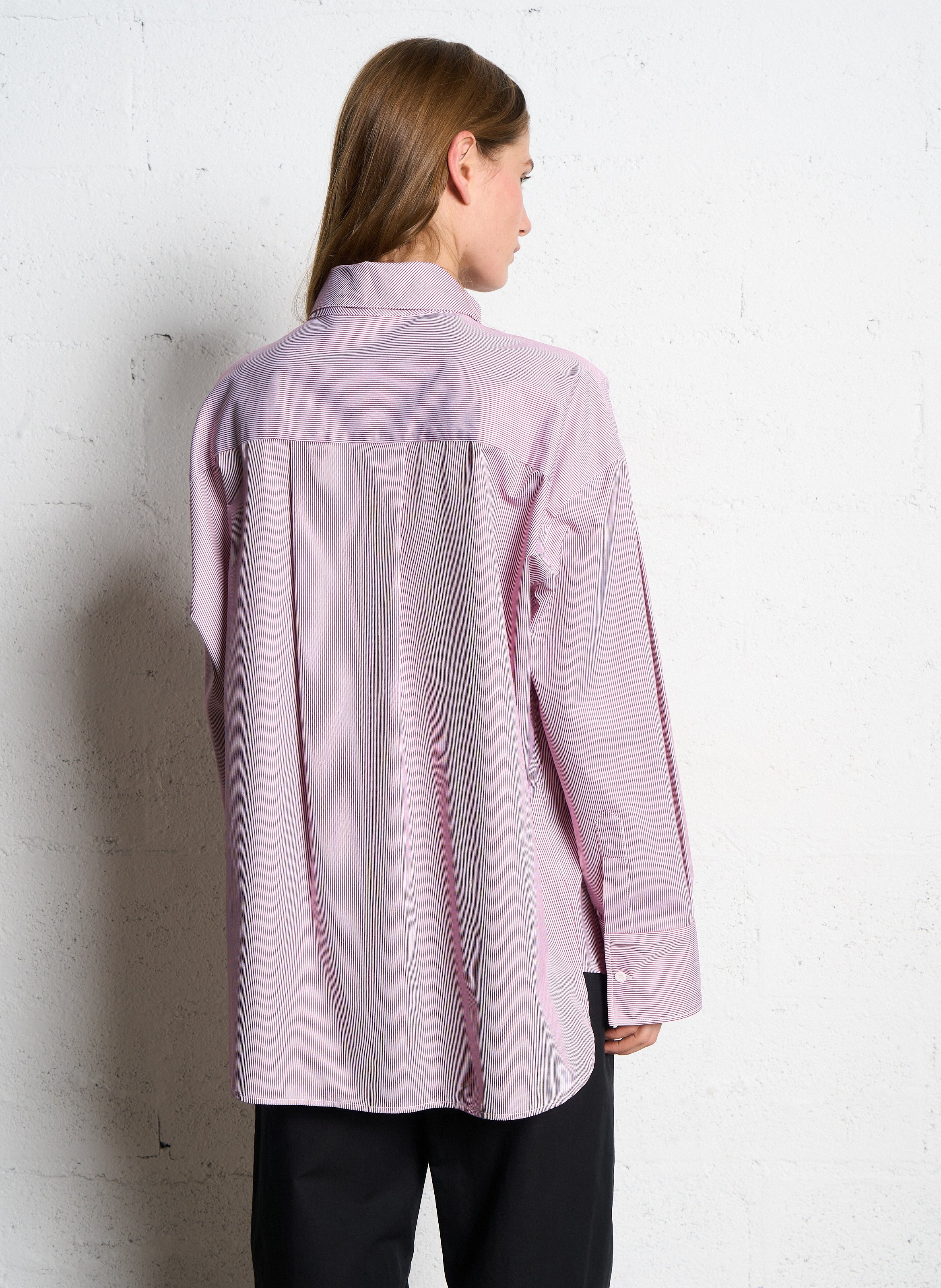 Celena striped cotton oversized shirt MARGAUX LONNBERG Multicolored