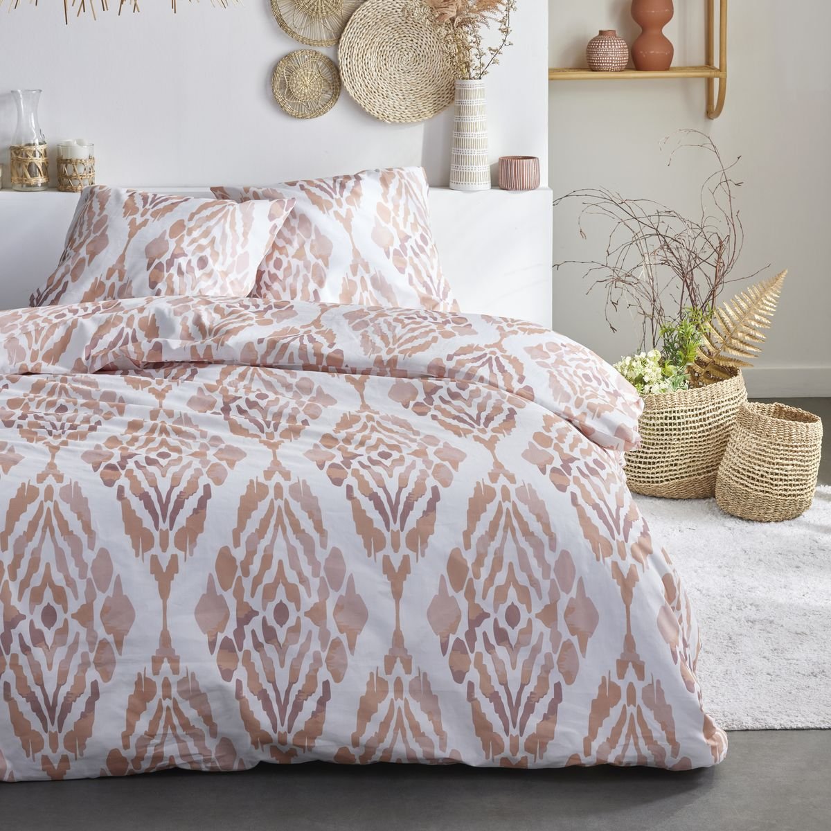 Cotton bedding set TODAY LINGE DE MAISON White