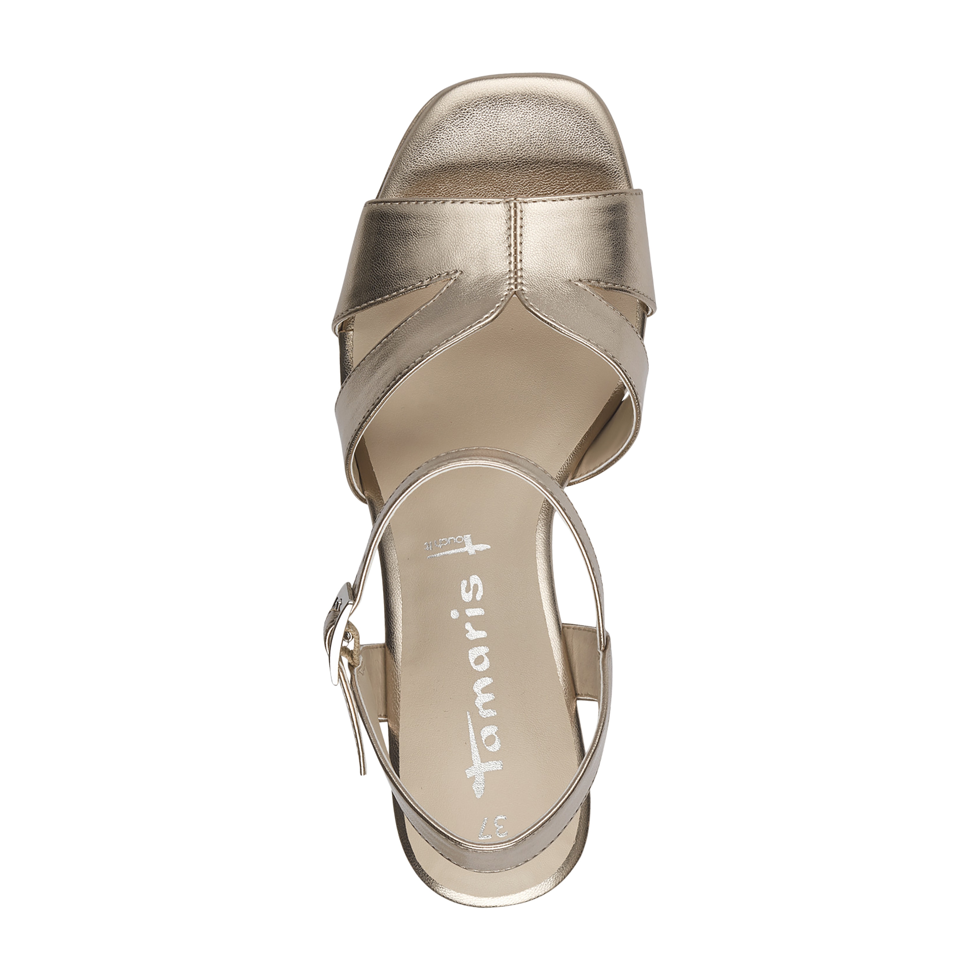 Heeled sandals TAMARIS Golden