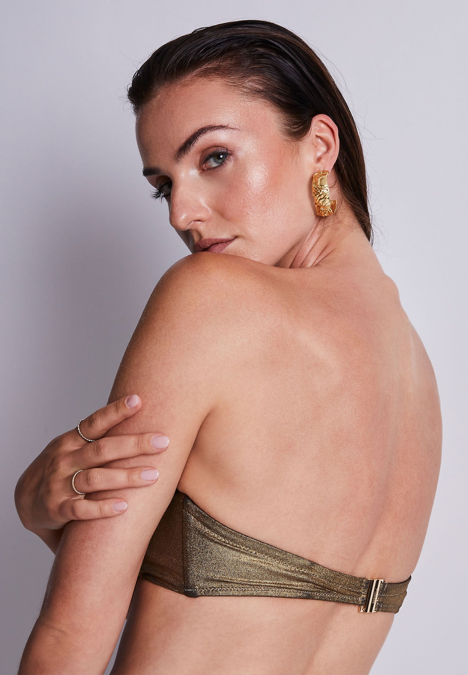 Bandeau bikini top AUBADE Golden