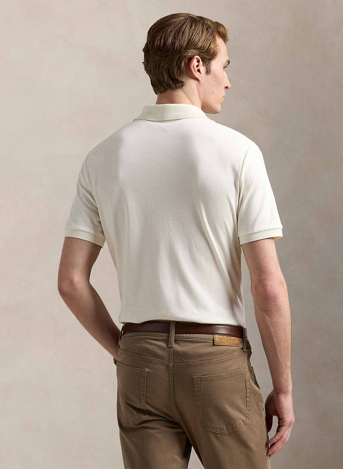 Polo slim-fit en coton POLO RALPH LAUREN Beige