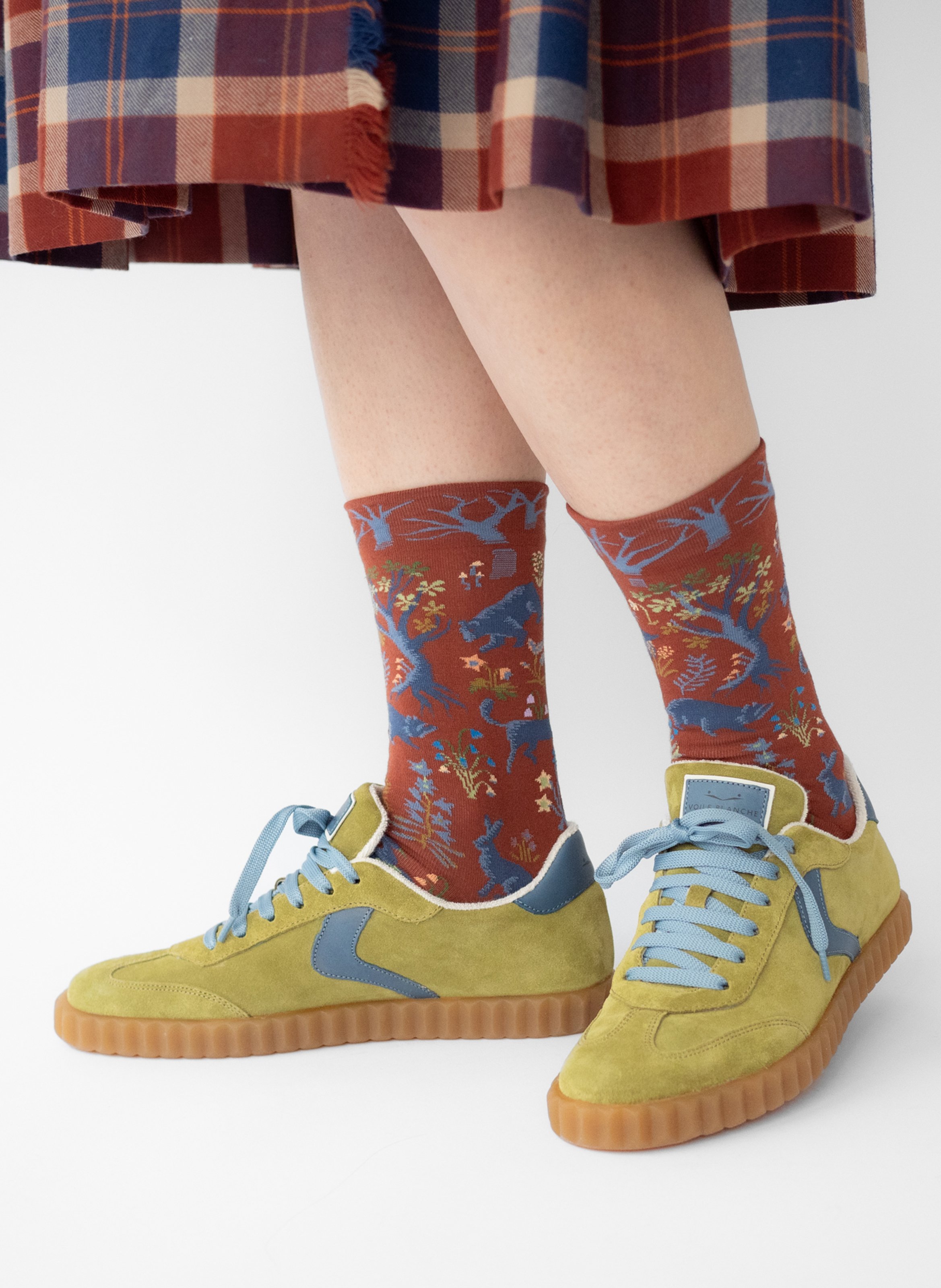 Chaussettes en coton mélangé imprimé BONNE MAISON Multicolore