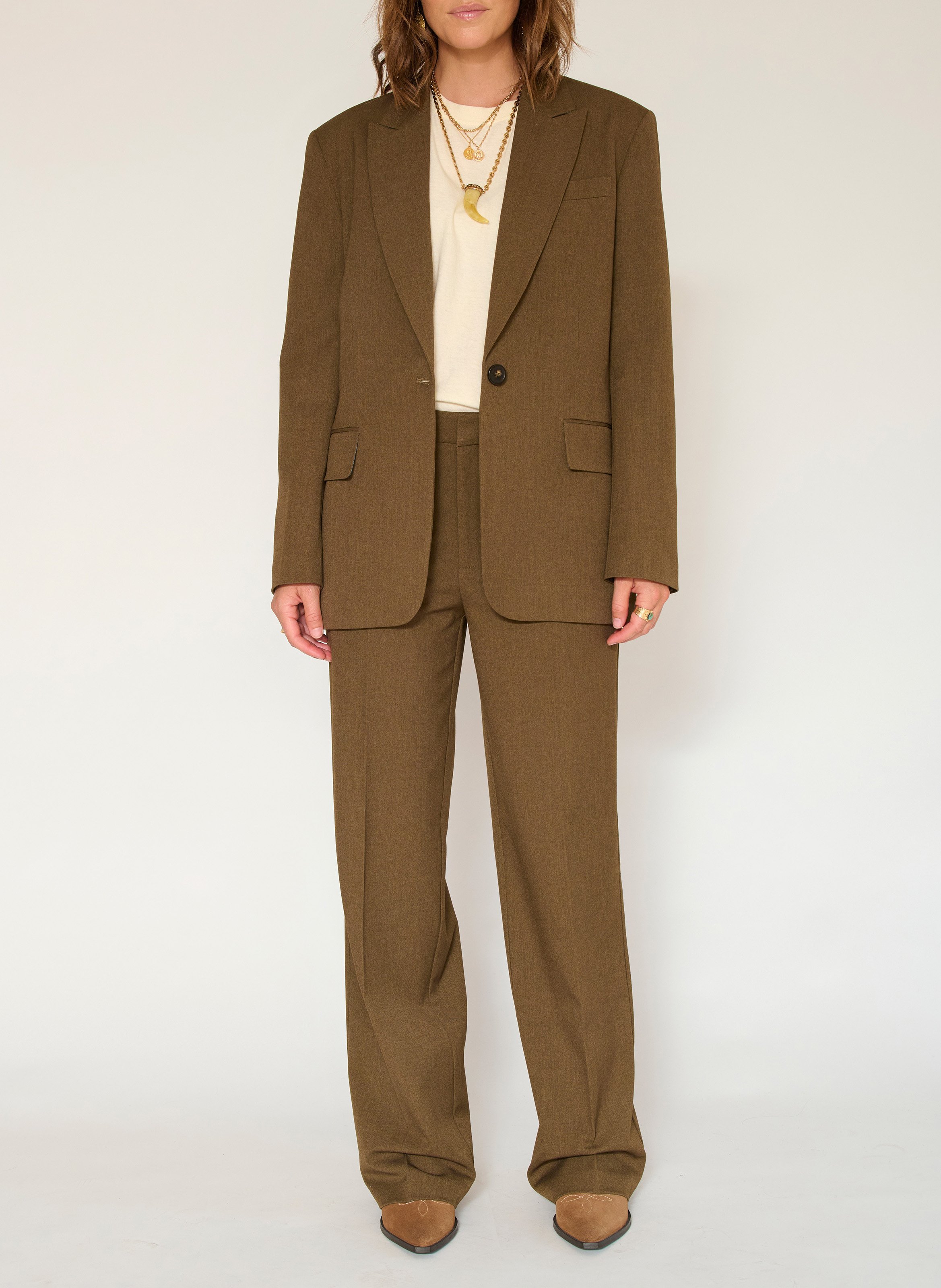 Wide trousers MKT Khaki