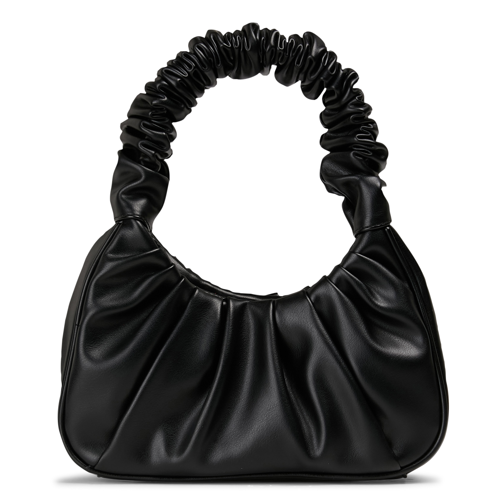 Pleated shoulder bag AU PRINTEMPS PARIS Black