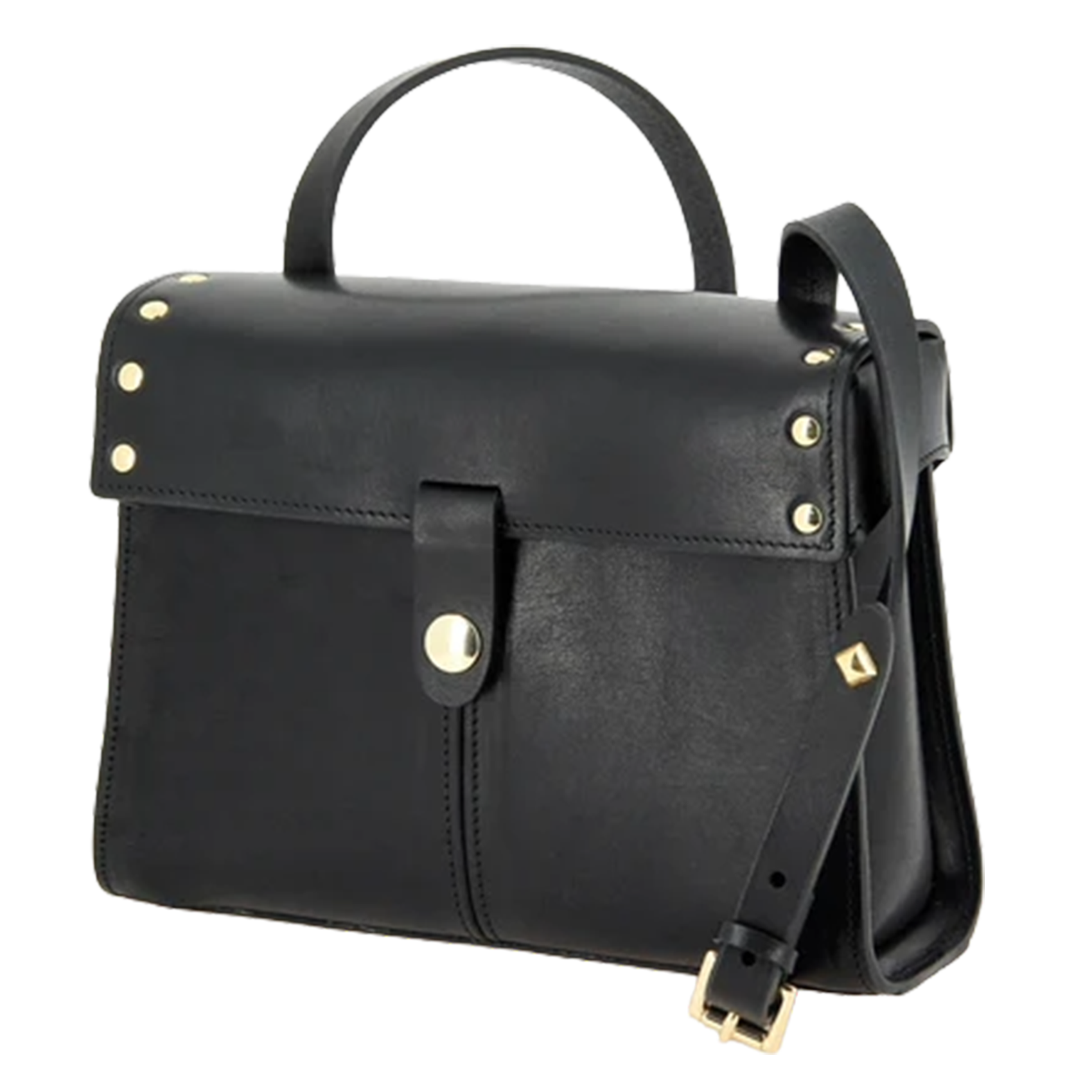 Brieftasche aus Leder HERBERT FRERE SOEUR Schwarz