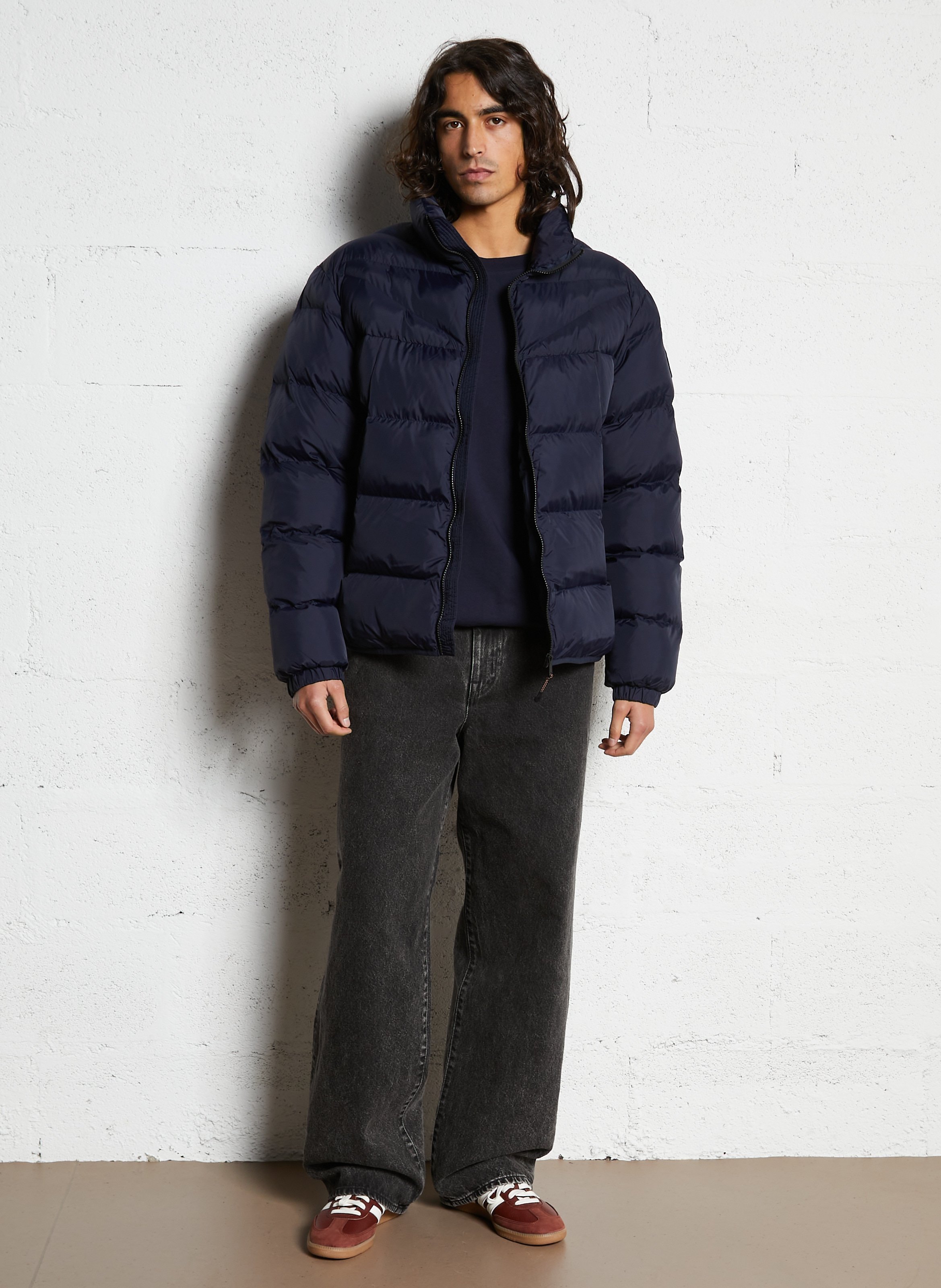 Straight-fit donsjack met opstaande kraag NAPAPIJRI Blauw