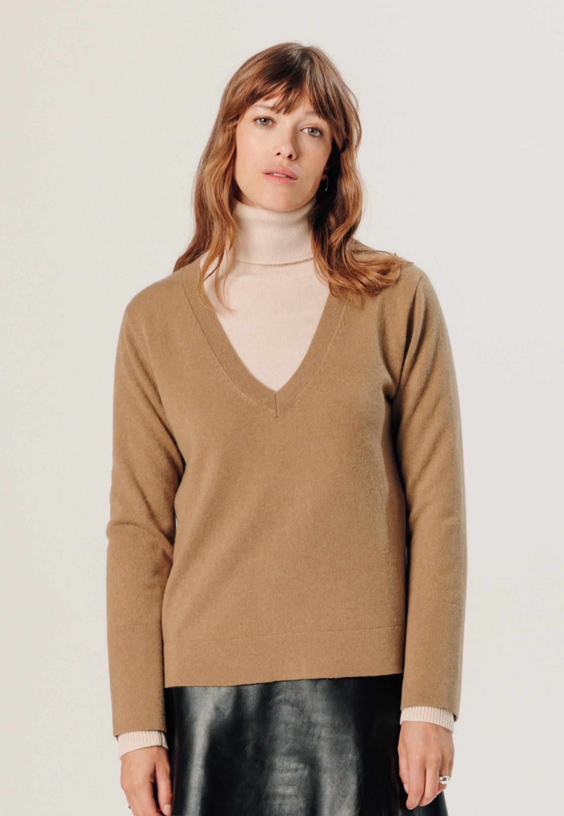 Cashmere sweater RODIER Brown