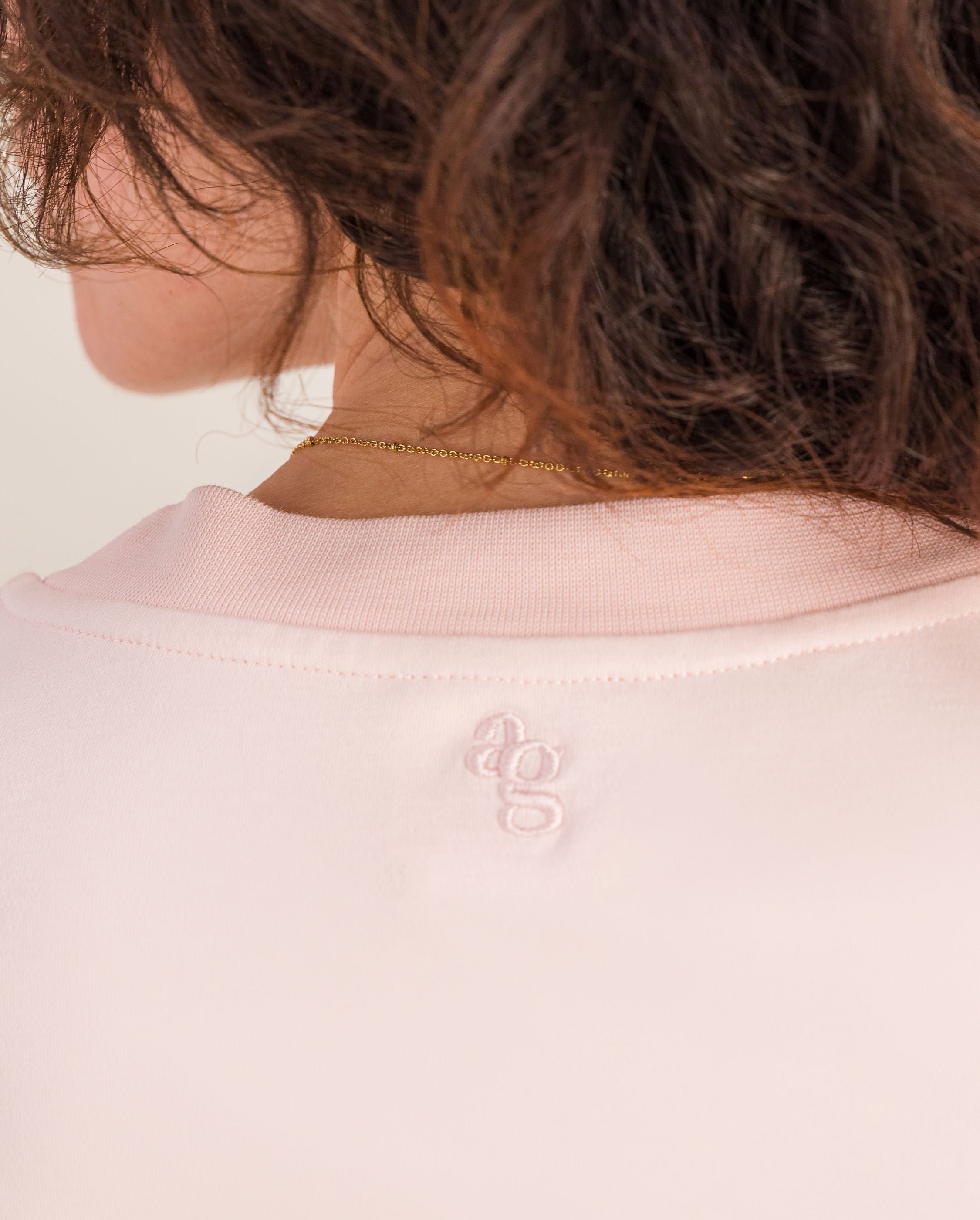 Women's organic cotton T-shirt, pink ANGARDE Pink