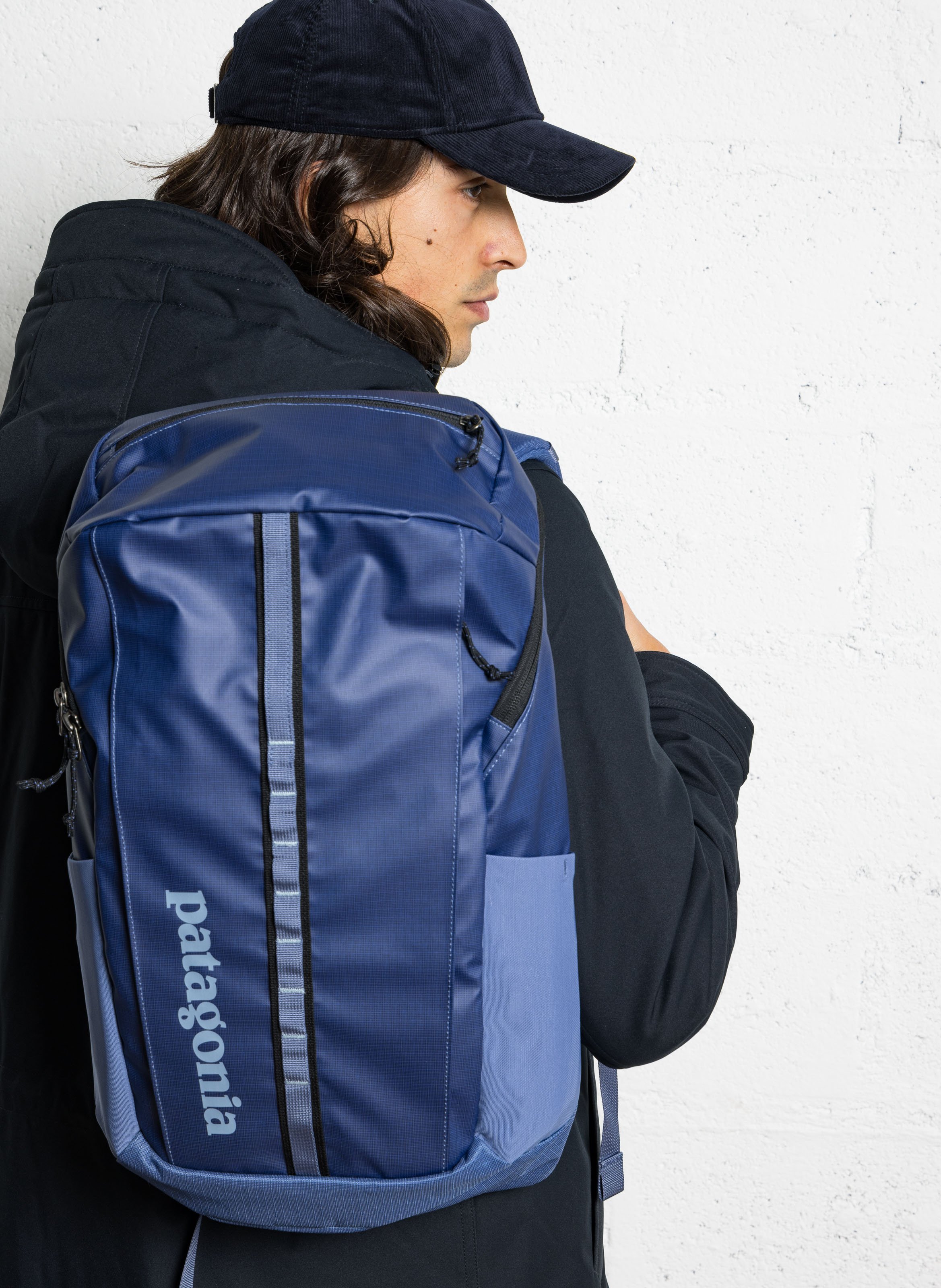 Recycled fibre backpack PATAGONIA Blue
