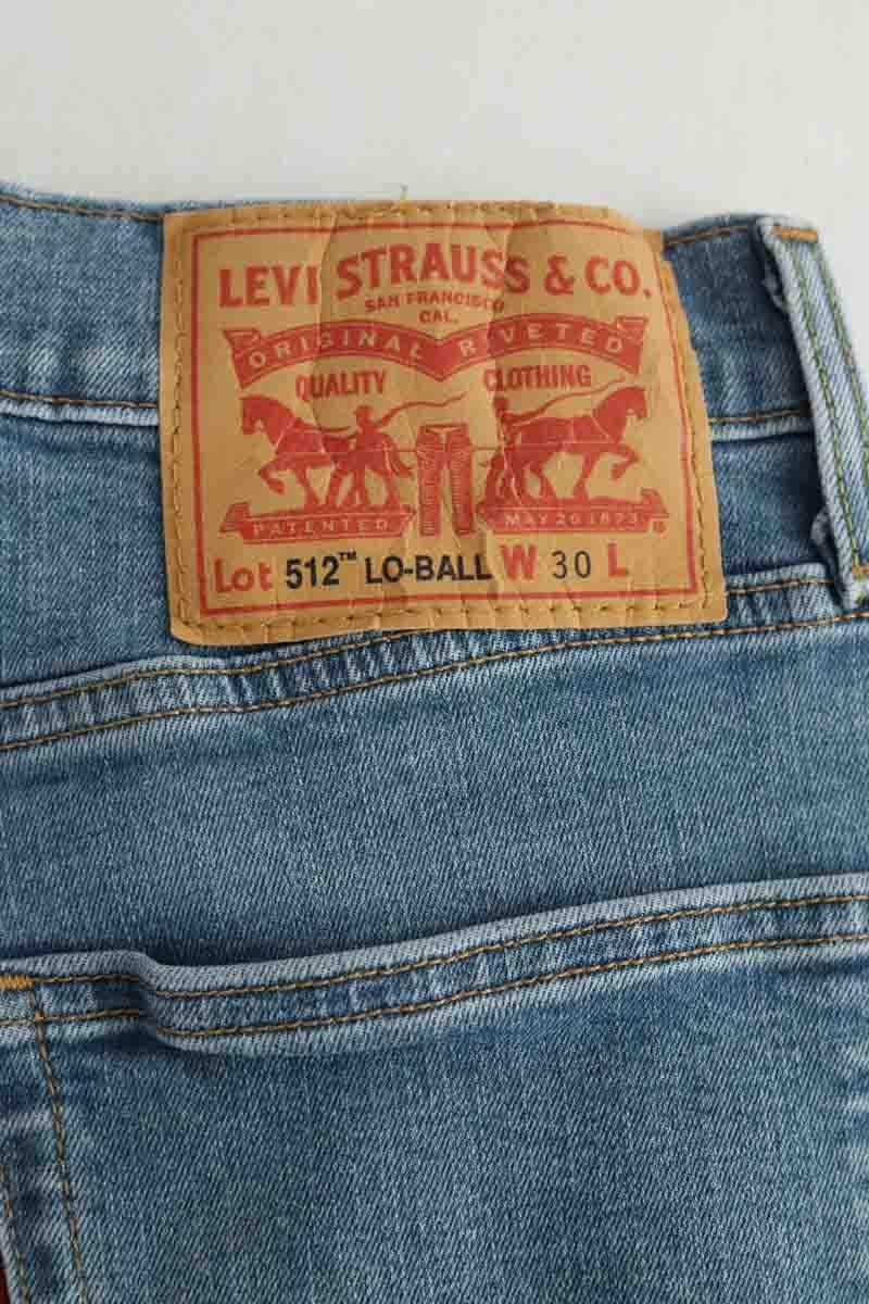 - Straight-leg jeans
- 5 pockets
- Straight cut
- Faded effect LEVI'S - Seconde main Blue