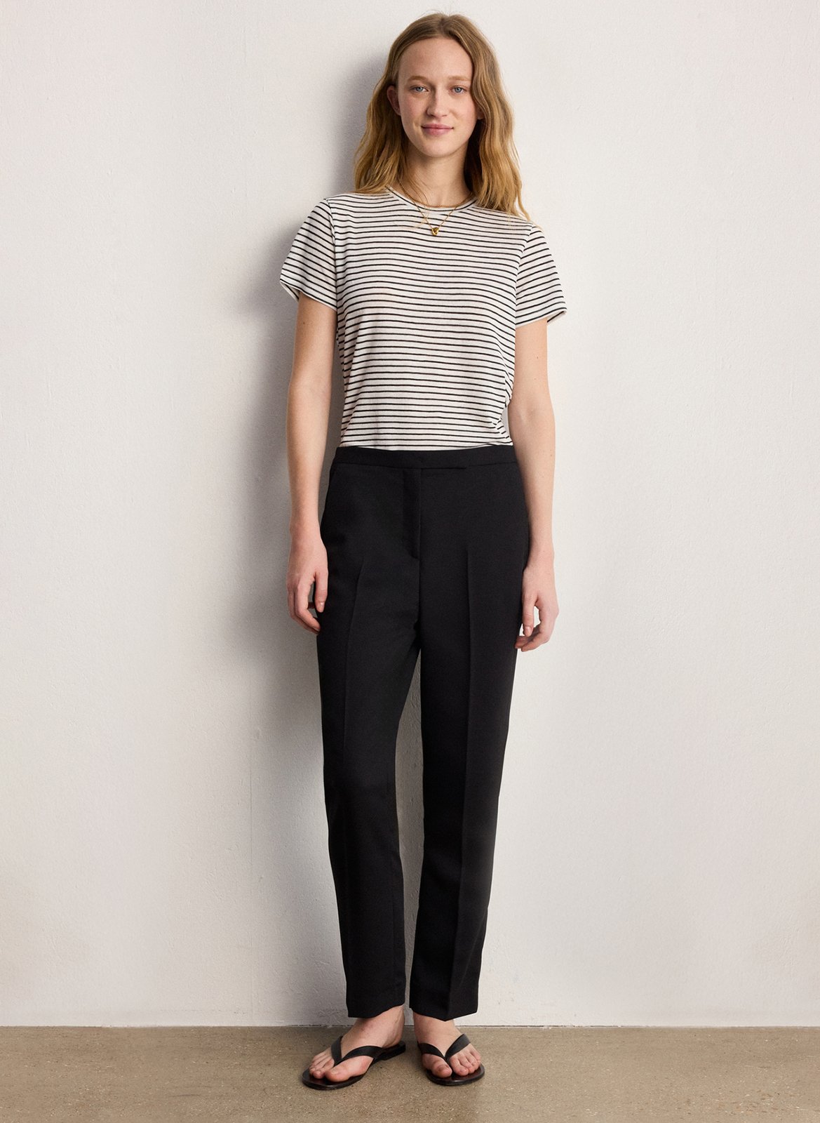 Bundfaltenhose PABLO Schwarz