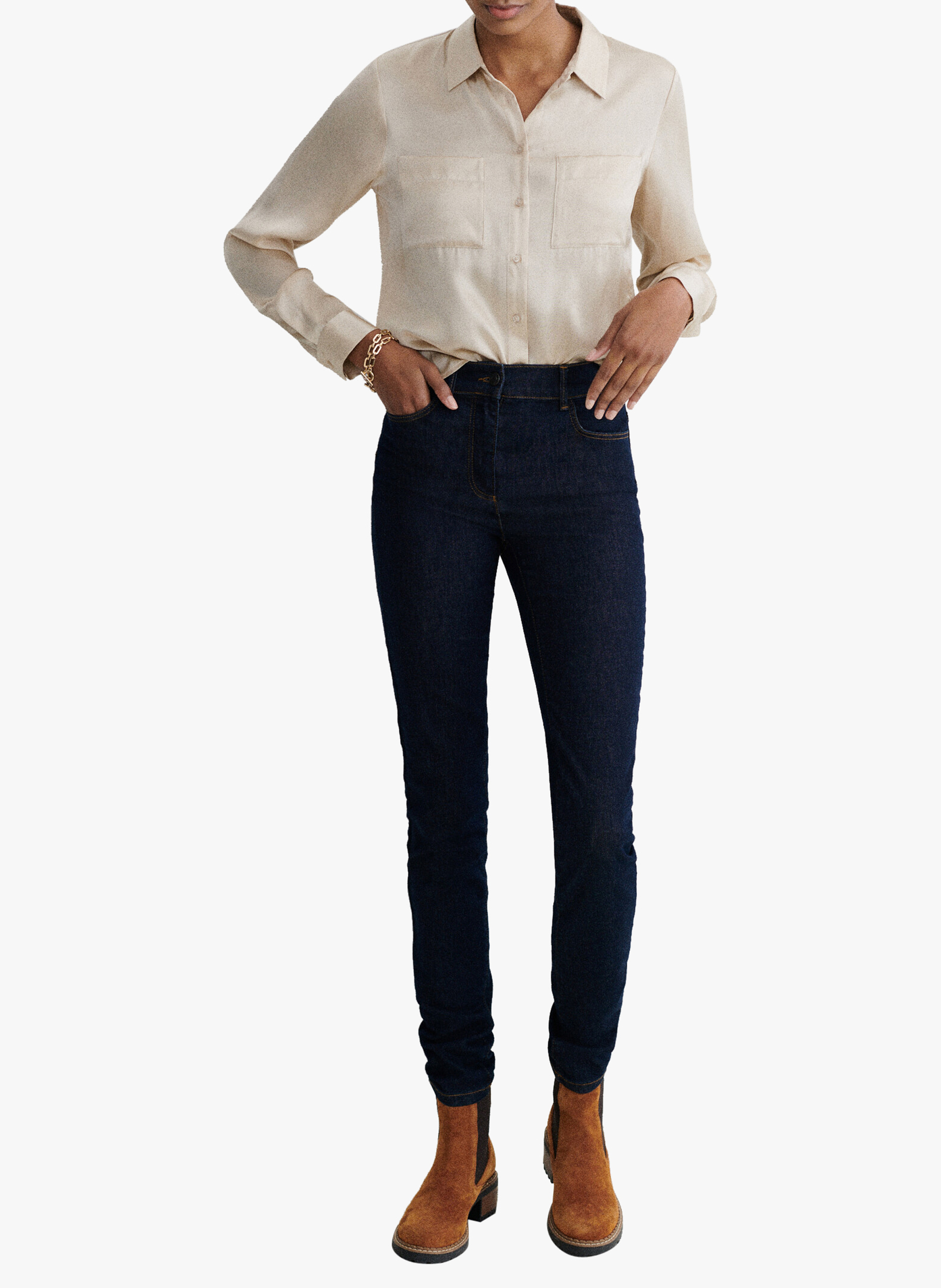 Slim Fit Jeans CAROLL Blau