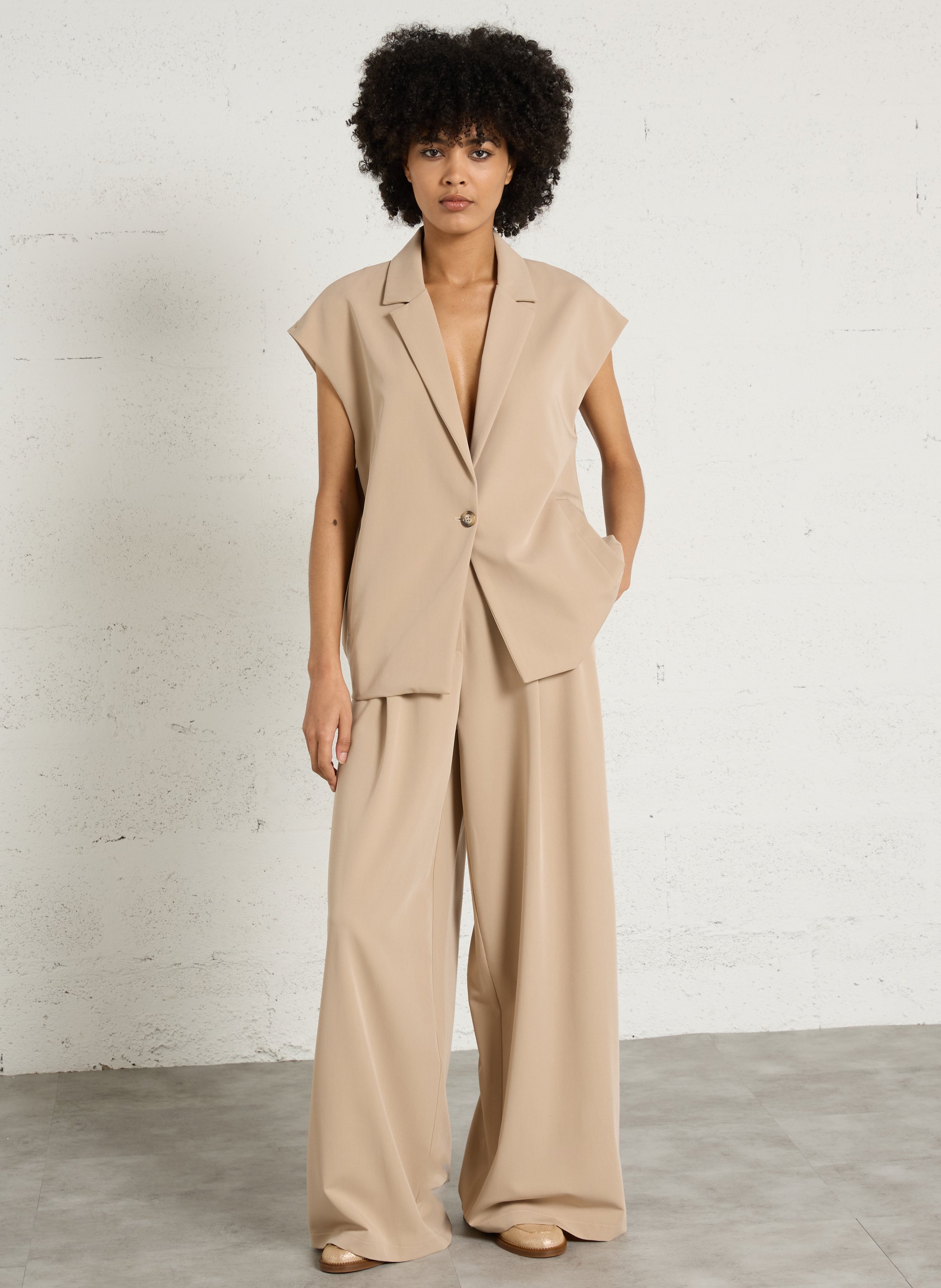 Mocassins en cuir BOCAGE Doré