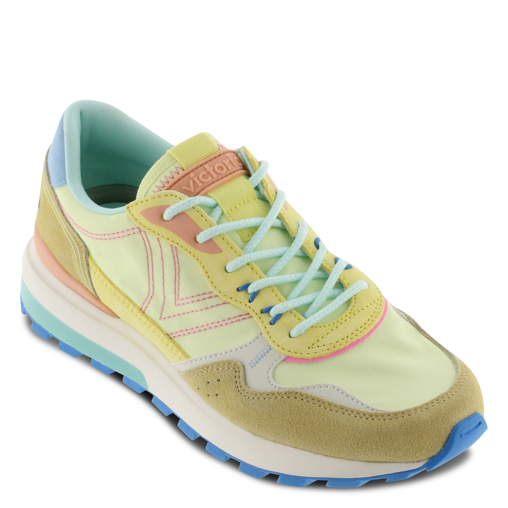 Baskets en cuir  VICTORIA Jaune