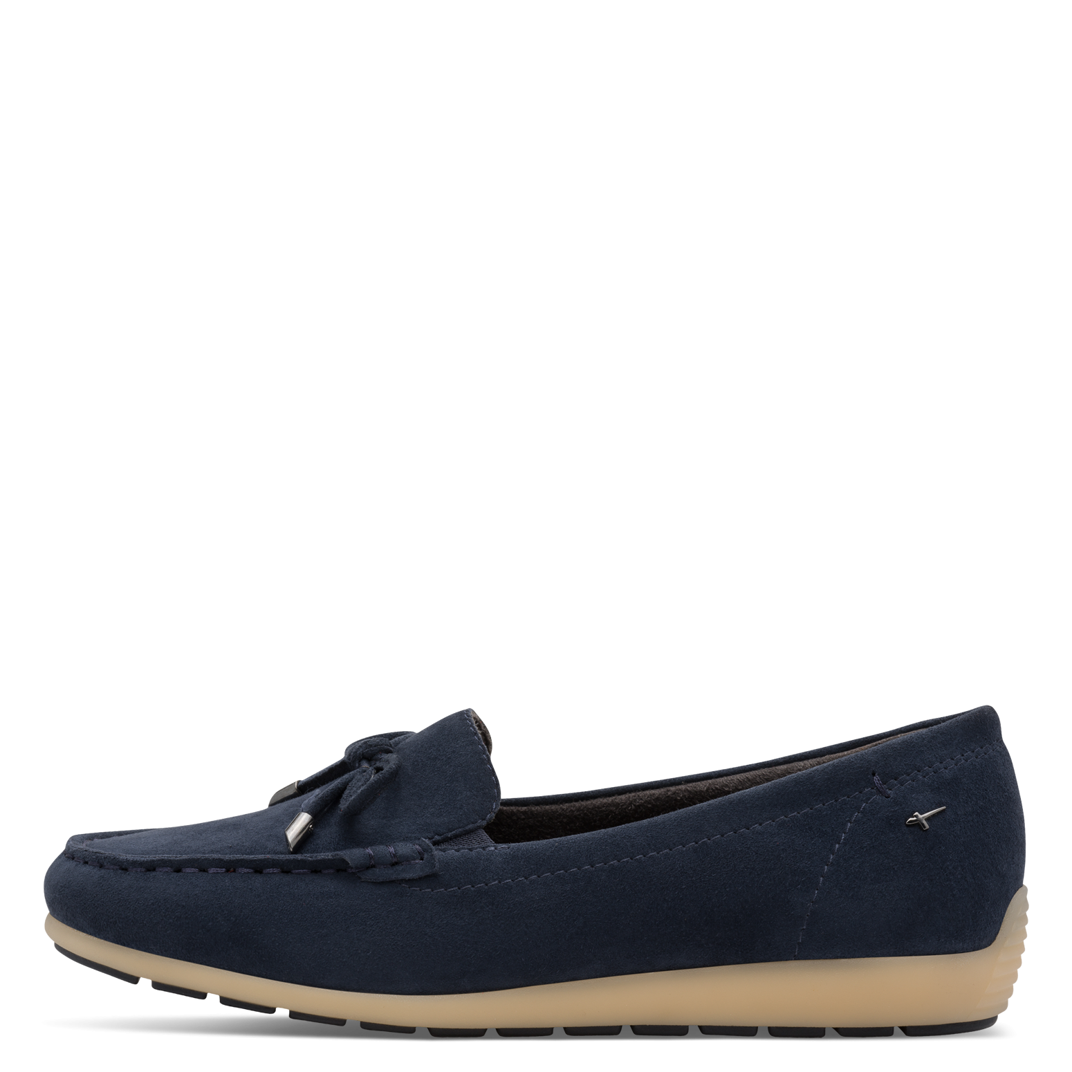 Leather loafers TAMARIS Blue