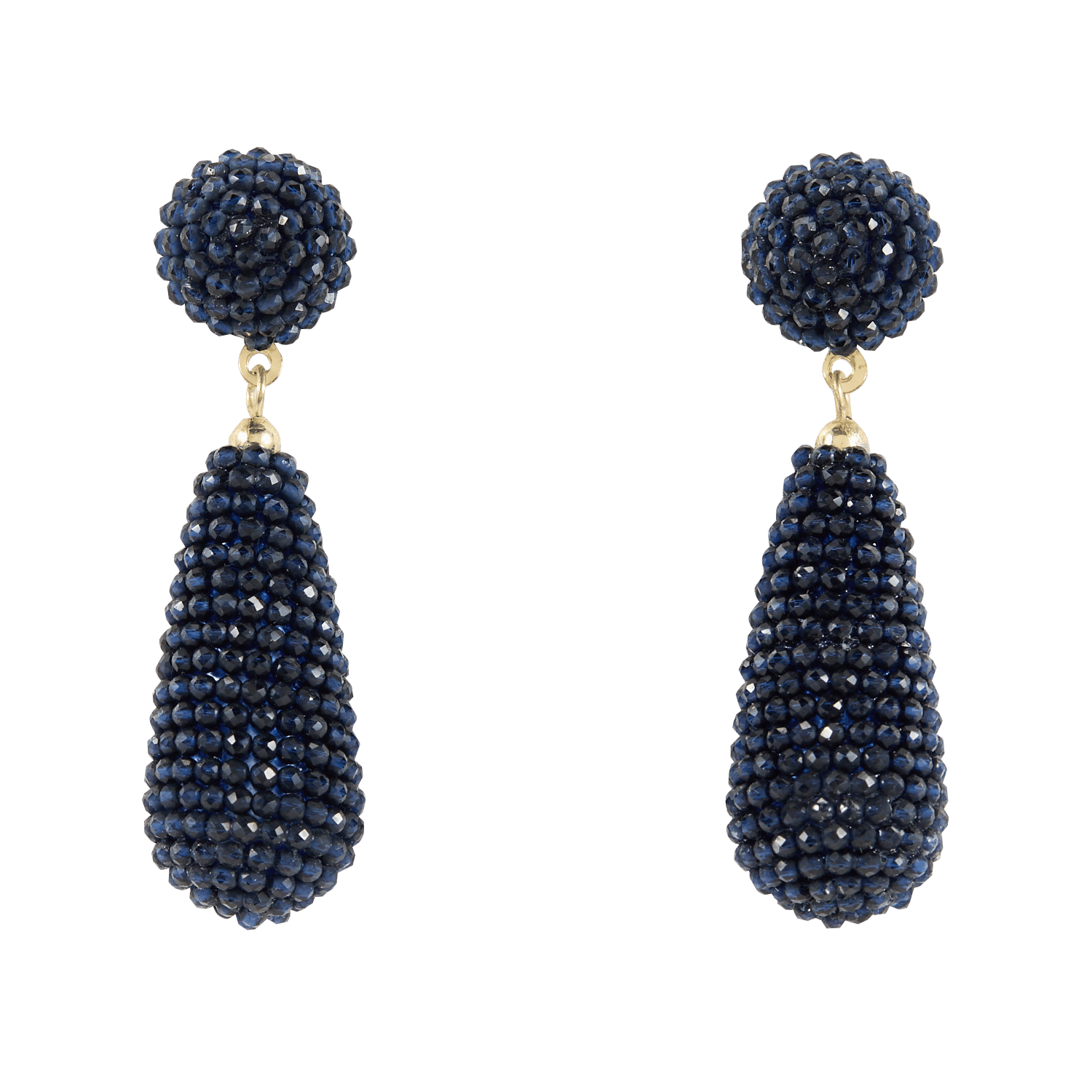 Ohrhänger mit Strass LA FEE MARABOUTEE Blau