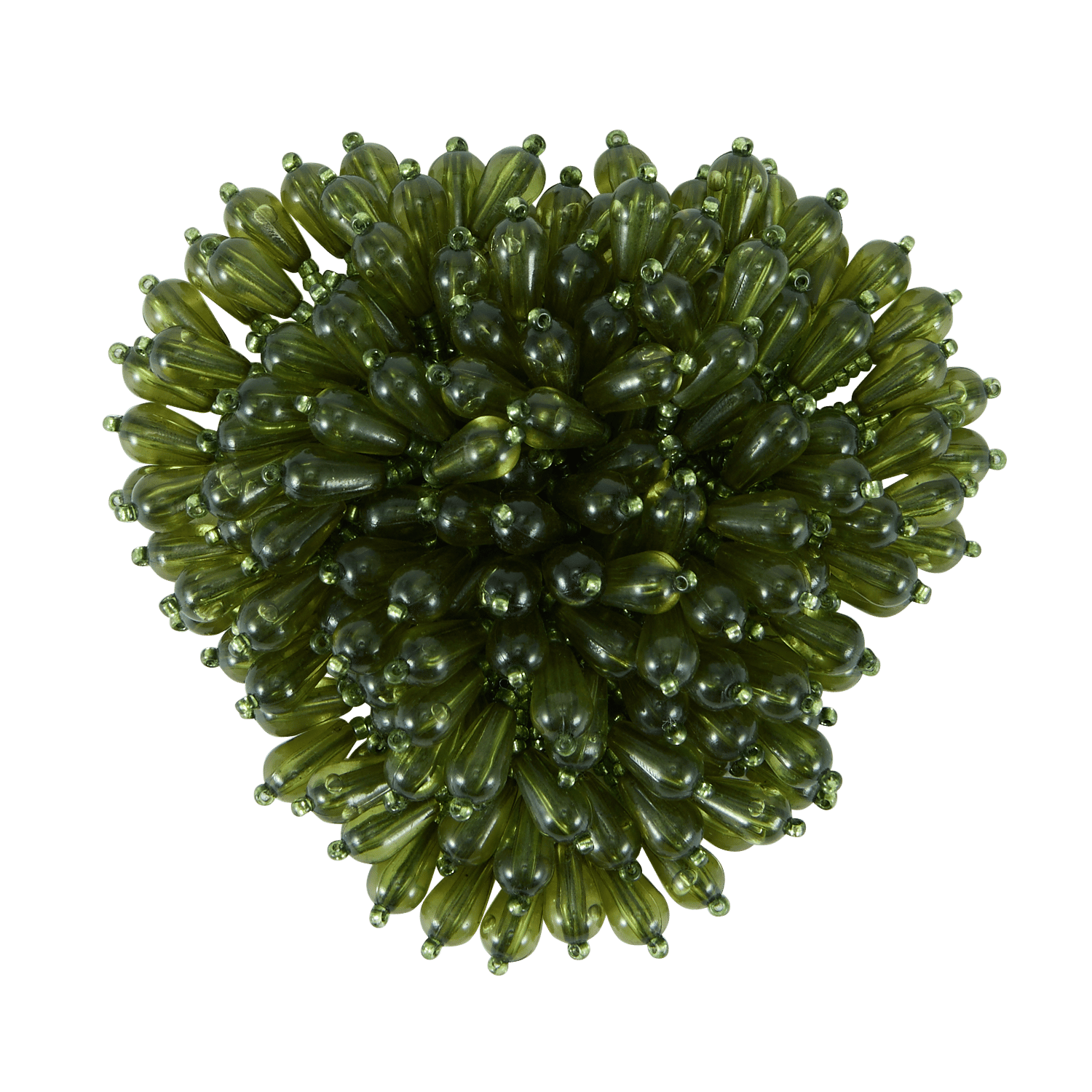 Perlenklee-Brosche mit Quasten-Effekt FEEKA