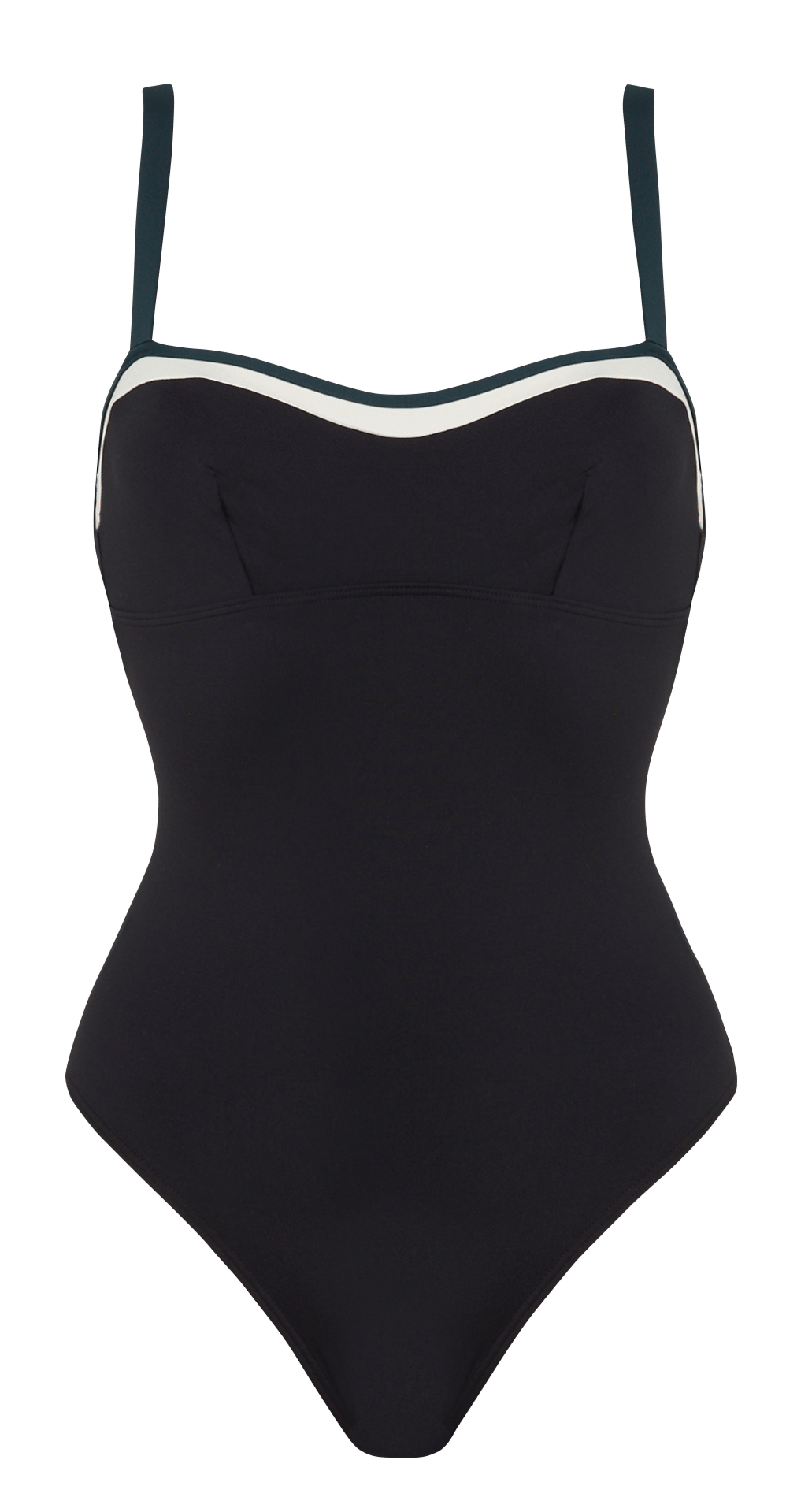 Brando one-piece swimsuit DNUD Black