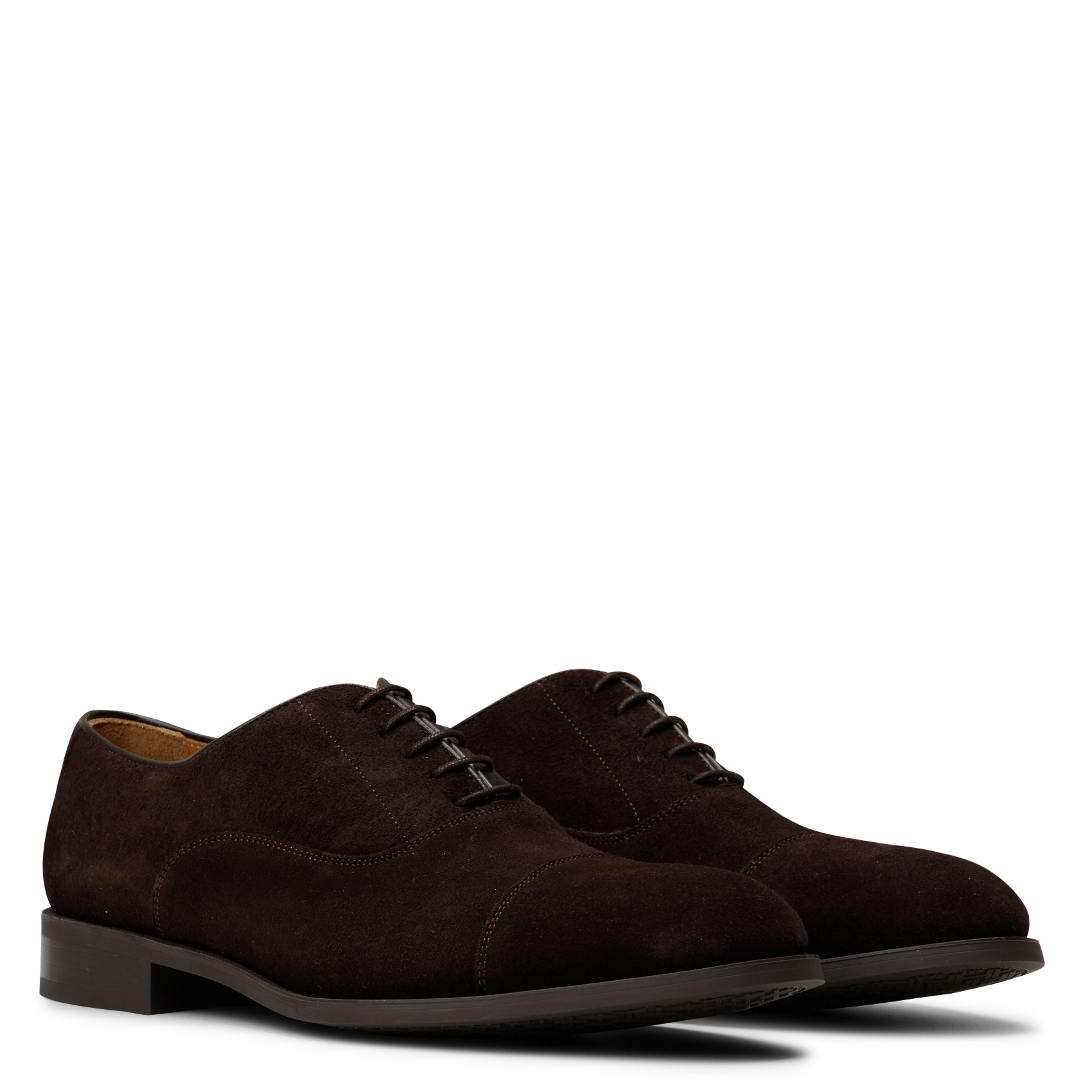 Zapatos derby de piel aterciopelada HACKETT Marron