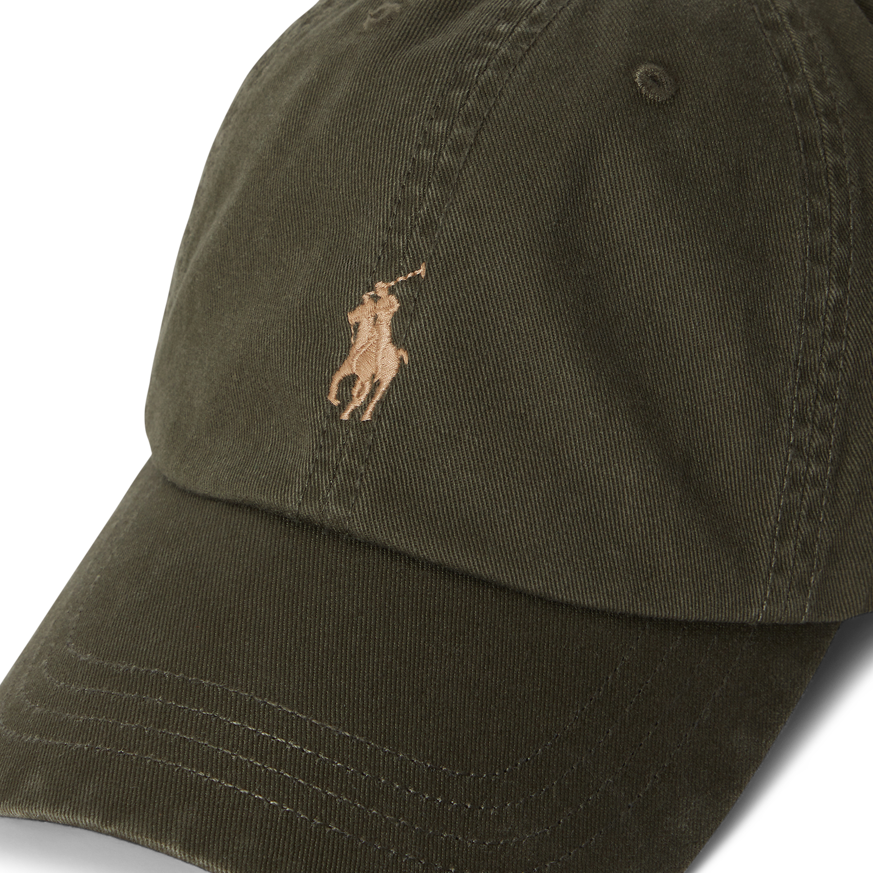 Casquette brodée en coton POLO RALPH LAUREN Vert