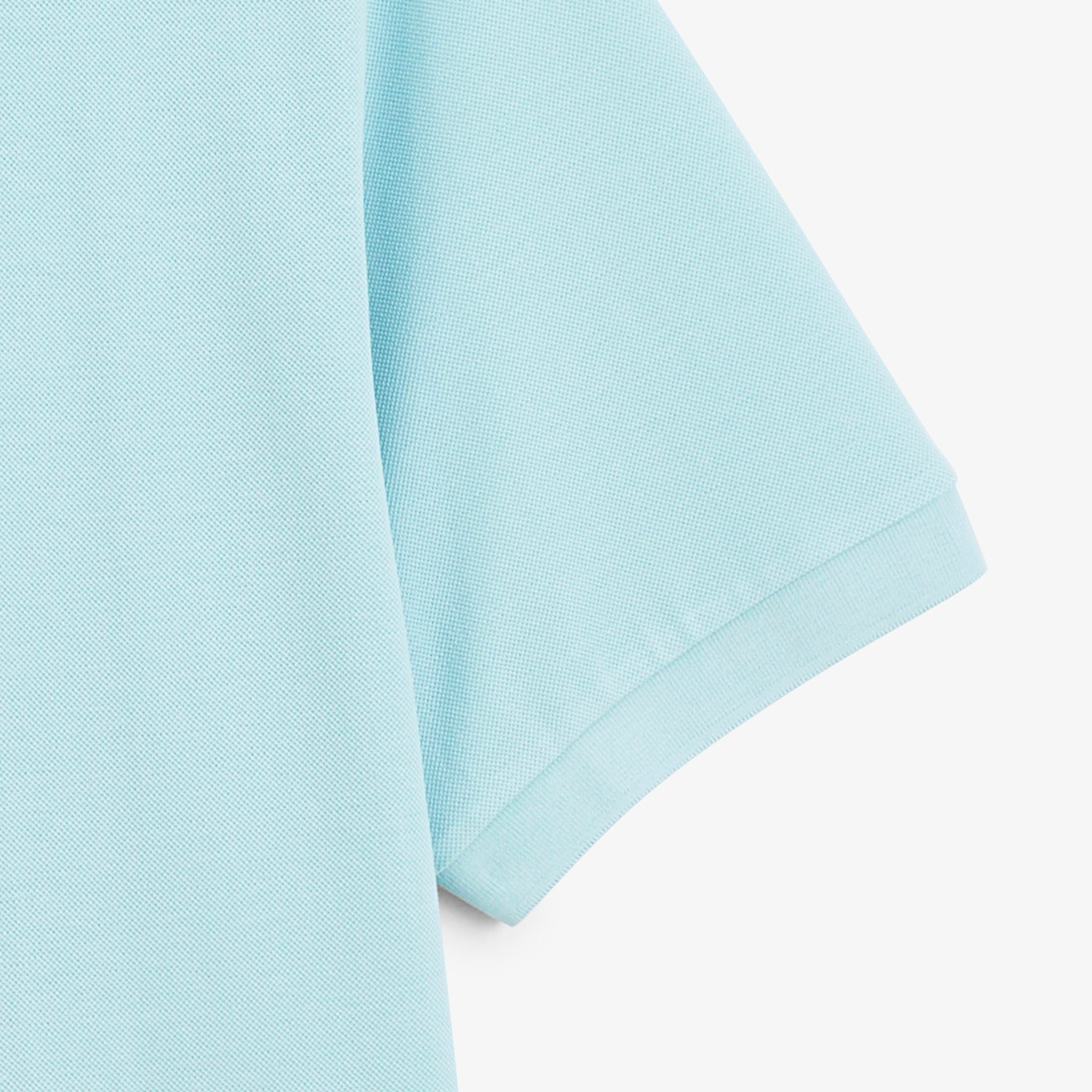 Short-sleeved cotton piqué polo SERGE BLANCO Blue