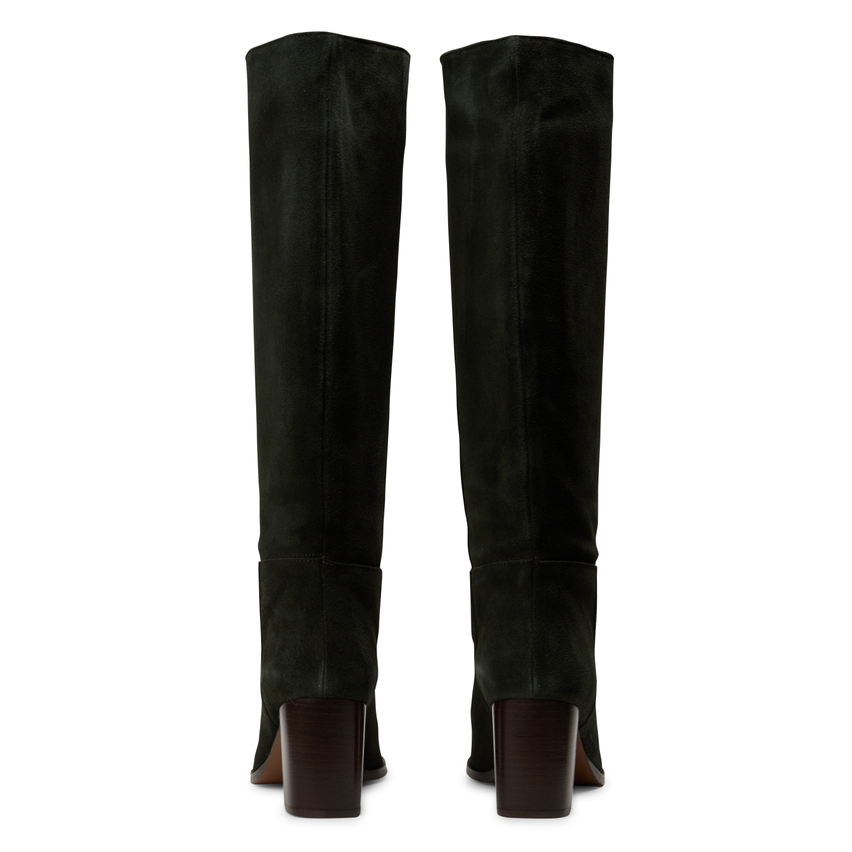 Bottes à talons en cuir LA FEE MARABOUTEE Vert