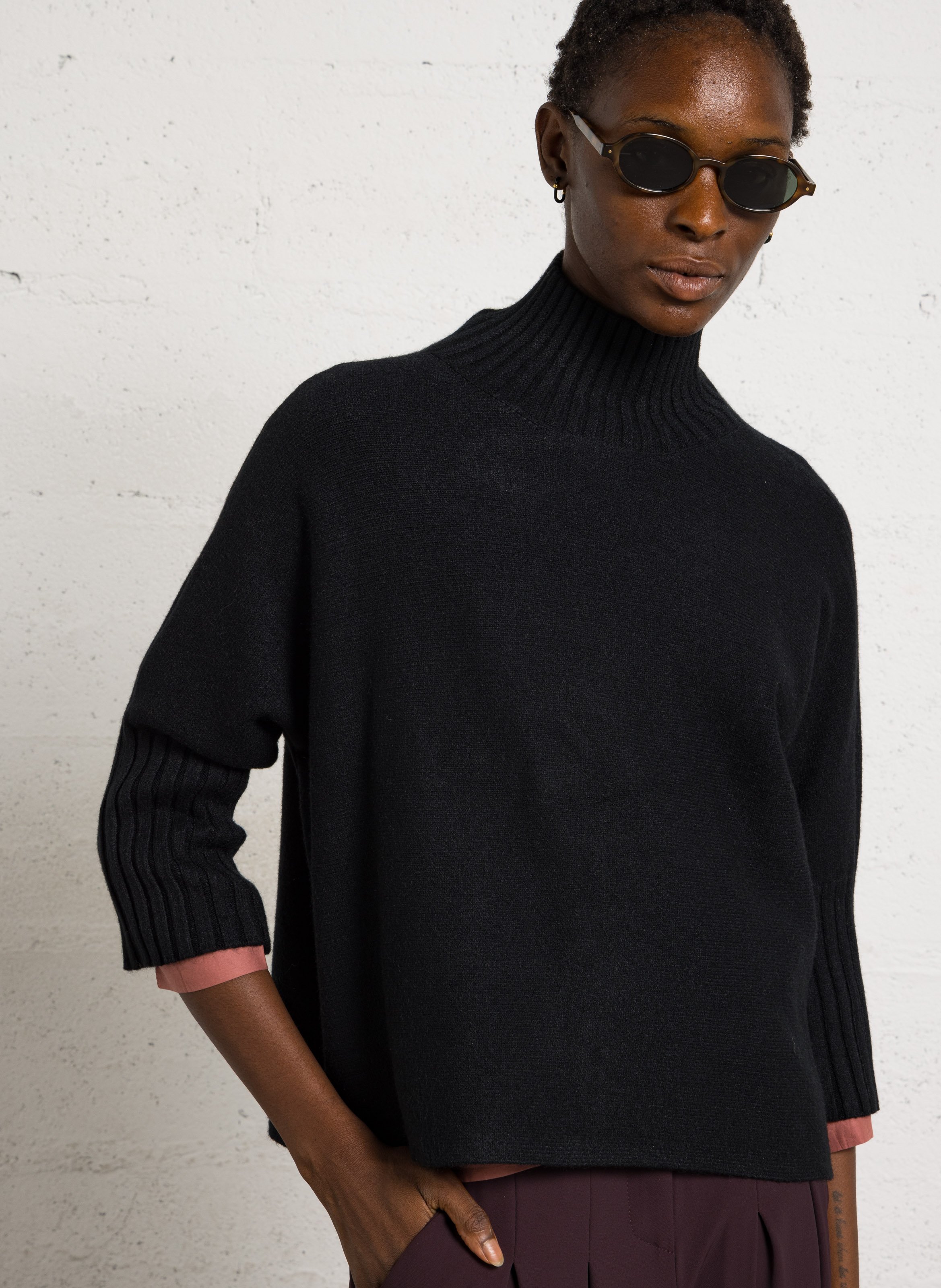 Loose-fit high-neck sweater IMPERIAL