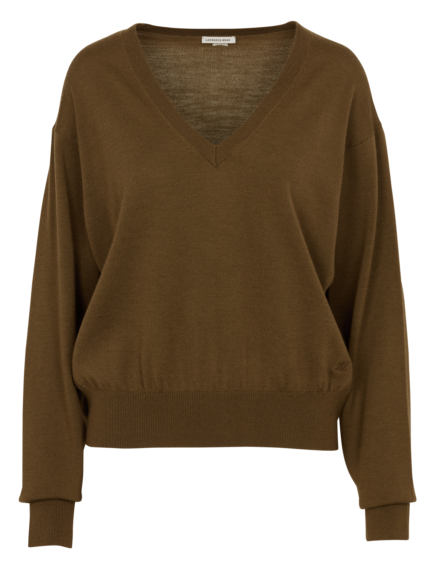 Wollpullover mit V-Ausschnitt LAURENCE BRAS