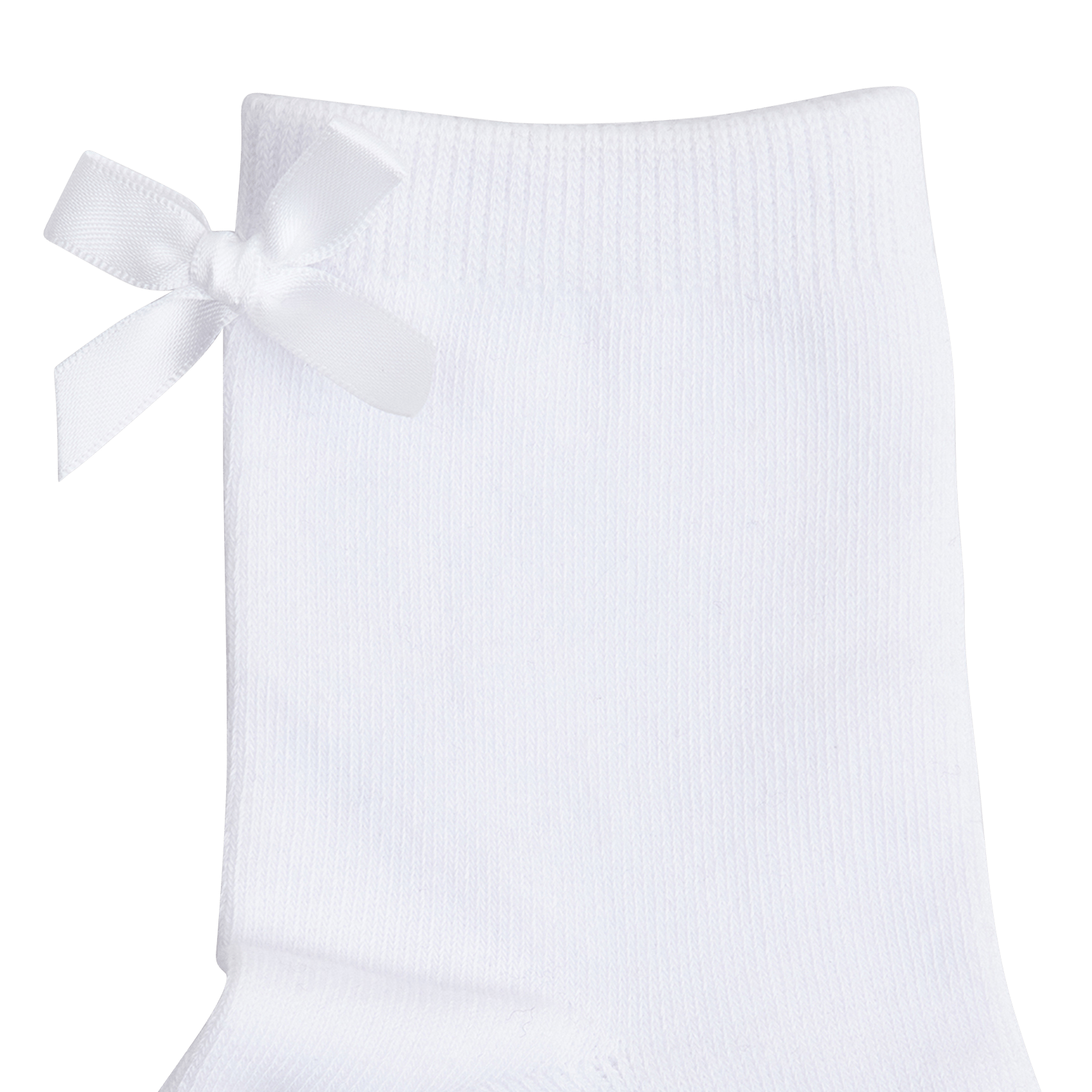 Mid-high socks with bows JONAK White