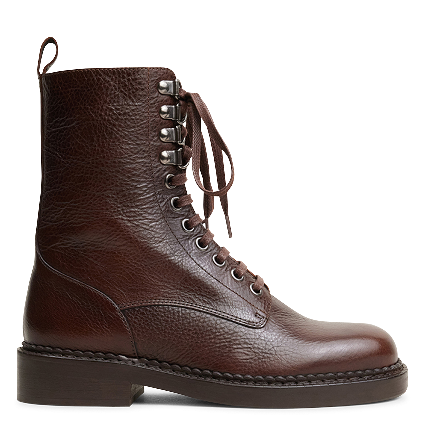 Schnürstiefel aus Leder JONAK Braun