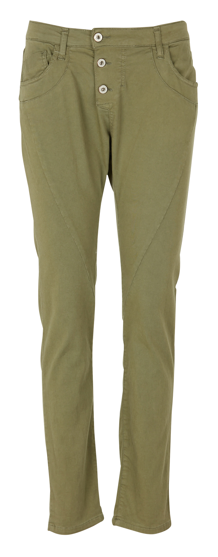 Slim-fit cotton-blend pants PLEASE Khaki