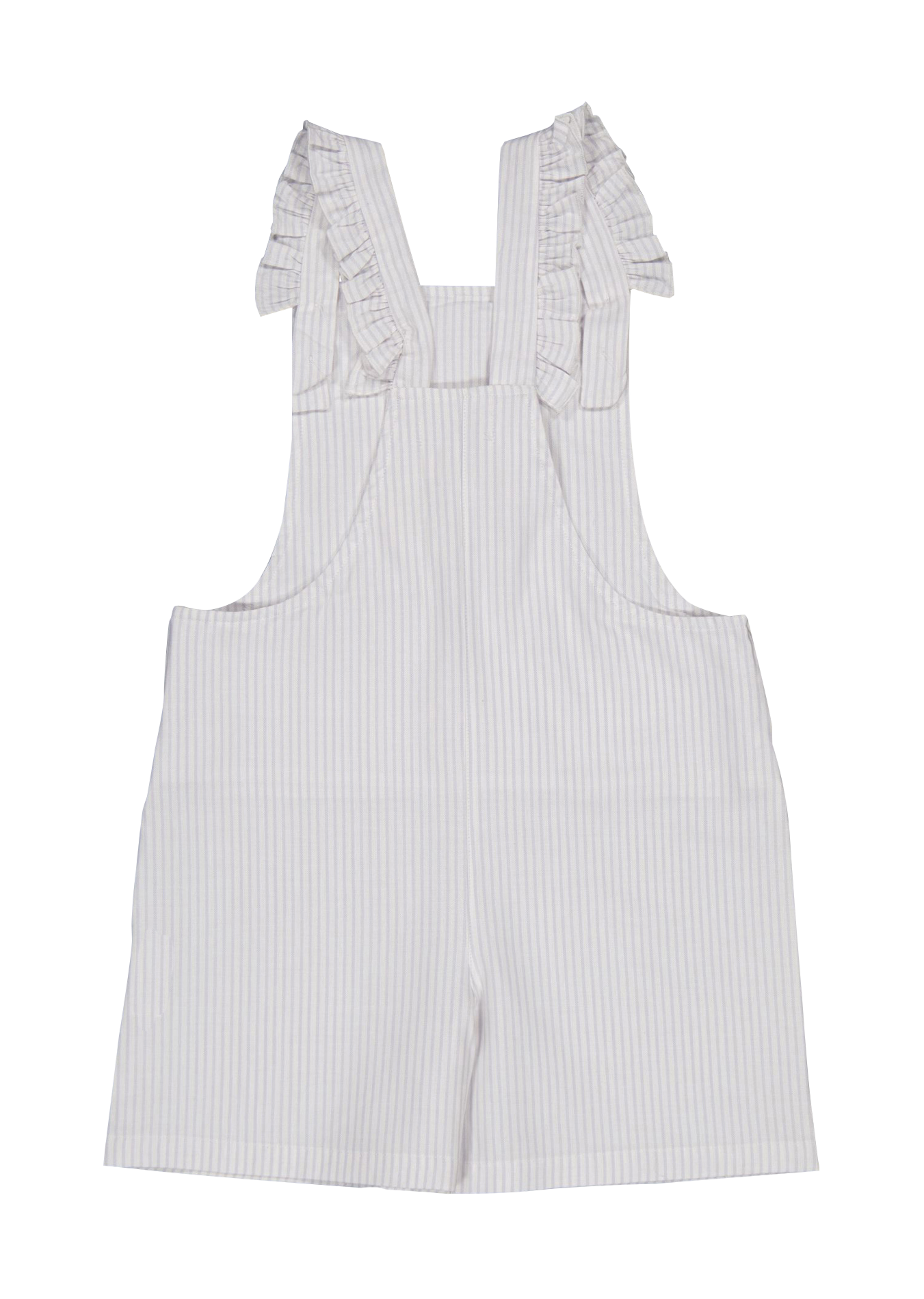 Salopette rayée en coton bio PETITE LUCETTE Blanc
