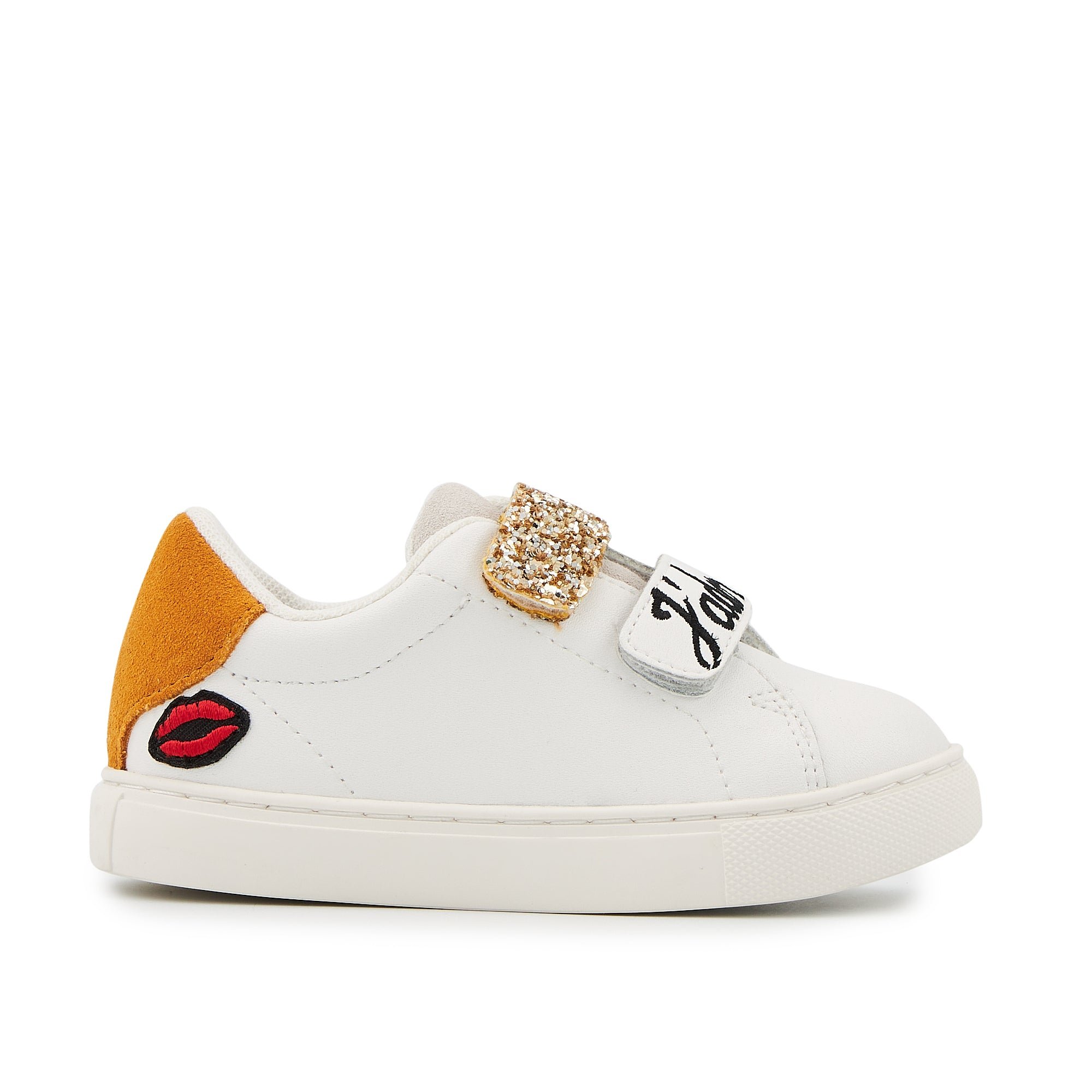 Leather sneakers BONS BAISERS PARIS White