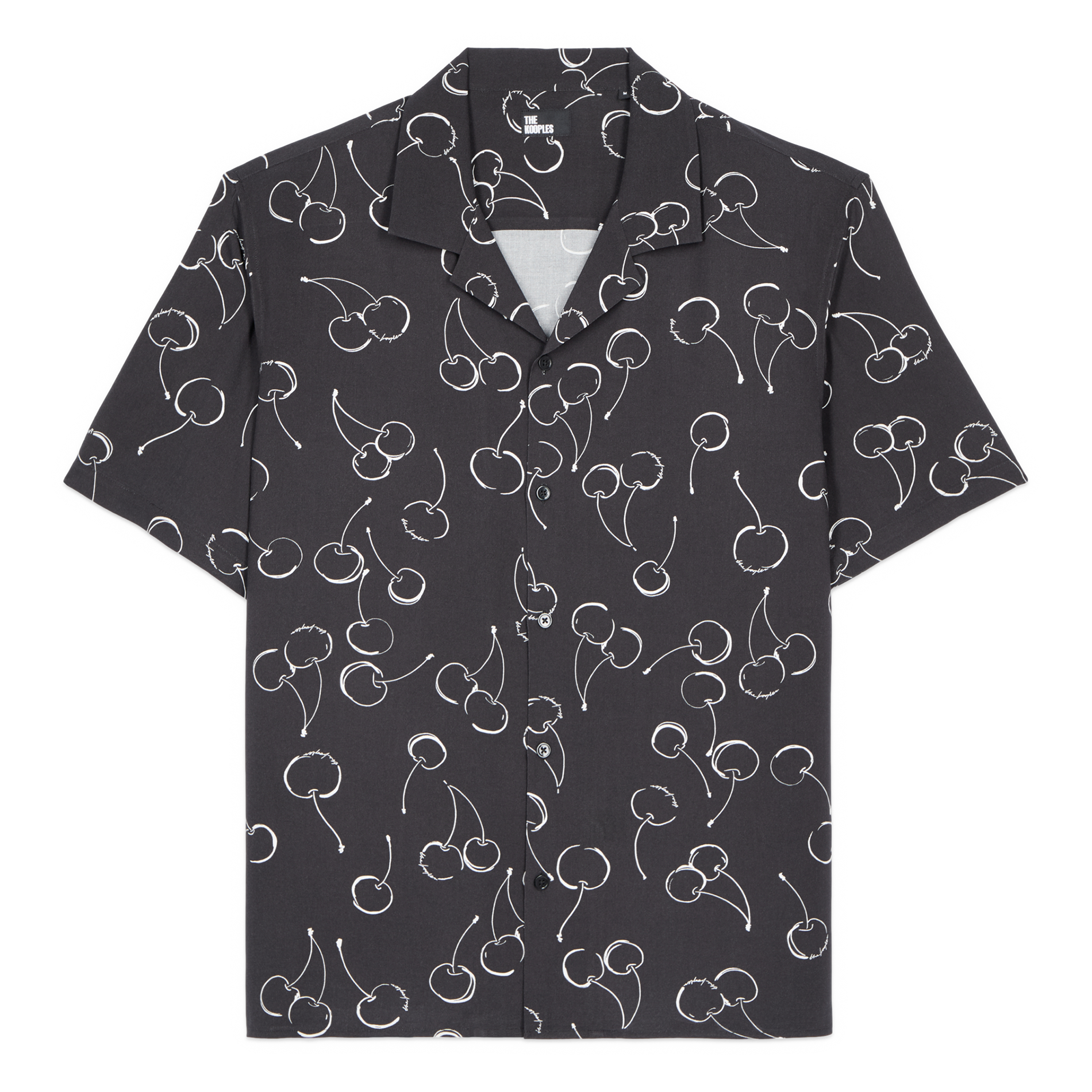 Chemise imprimée manches courtes THE KOOPLES Noir